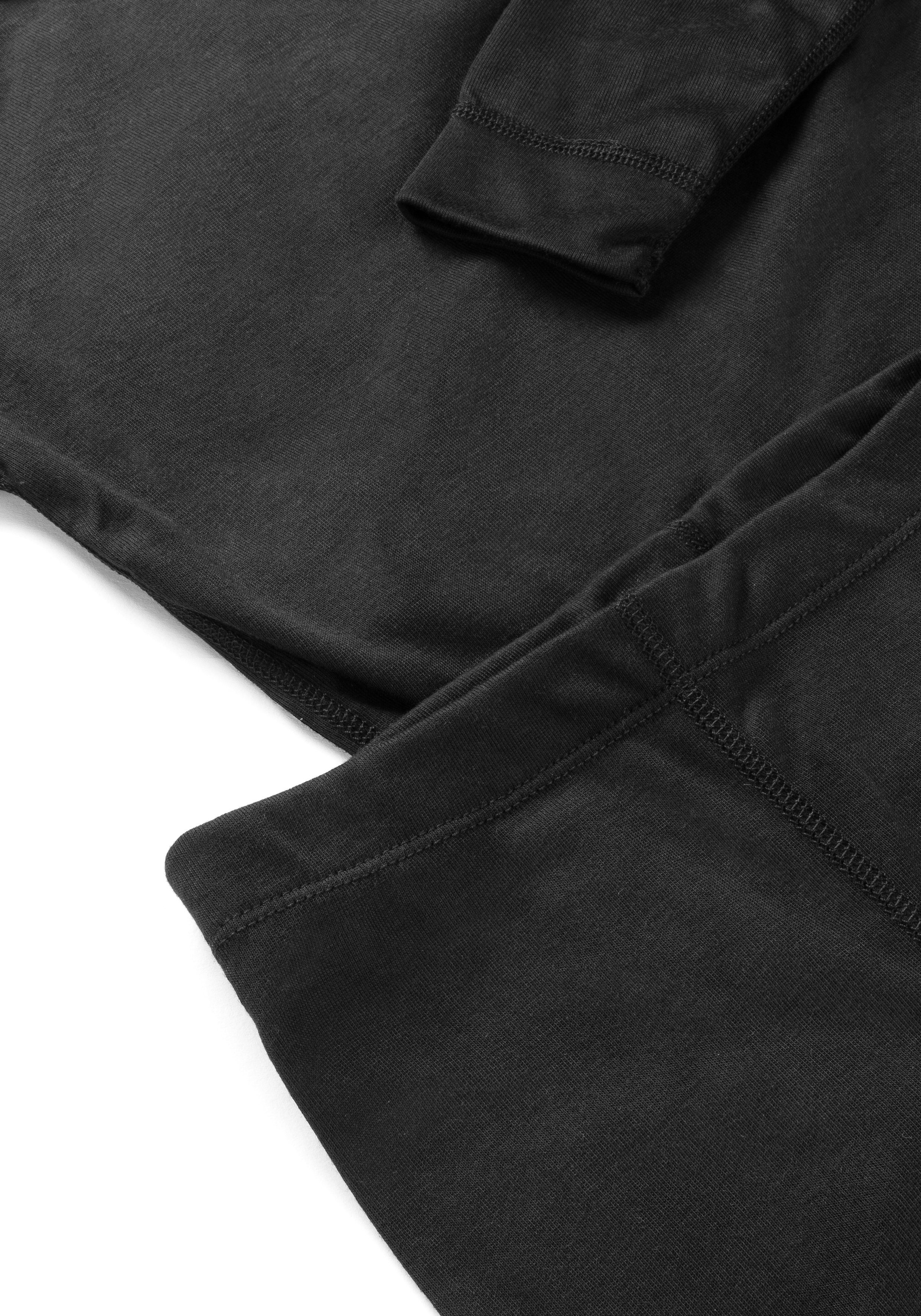 Maier Sports Shirt & Kim Funktionswäsche schwarz Schnelltrocknende, Hose atmungsaktive