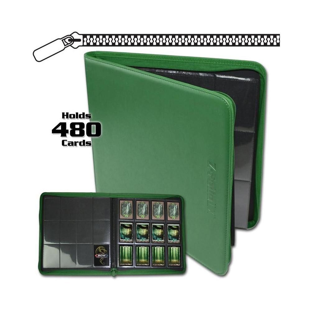 BCW Sammelkarte BCW Zipper-Folio 12-Pocket LX Portfolio Green