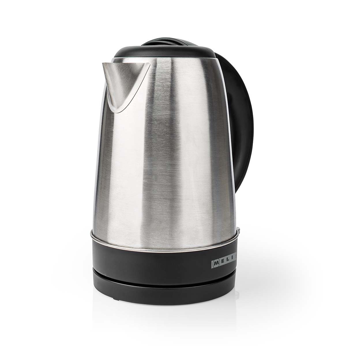 MELISSA Wasserkocher 16130310, 2.7 l, 2200 W, 360°-Pirouettenboden, verdecktes Heizelement, Trockengehschutz