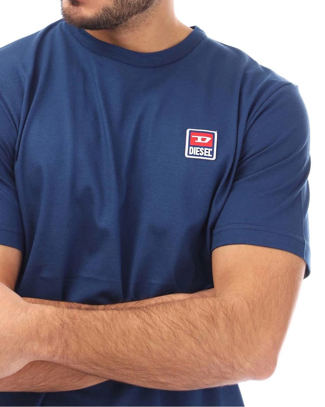 Diesel Rundhalsshirt Regular Fit mit Logo-Patch - T-JUST 16