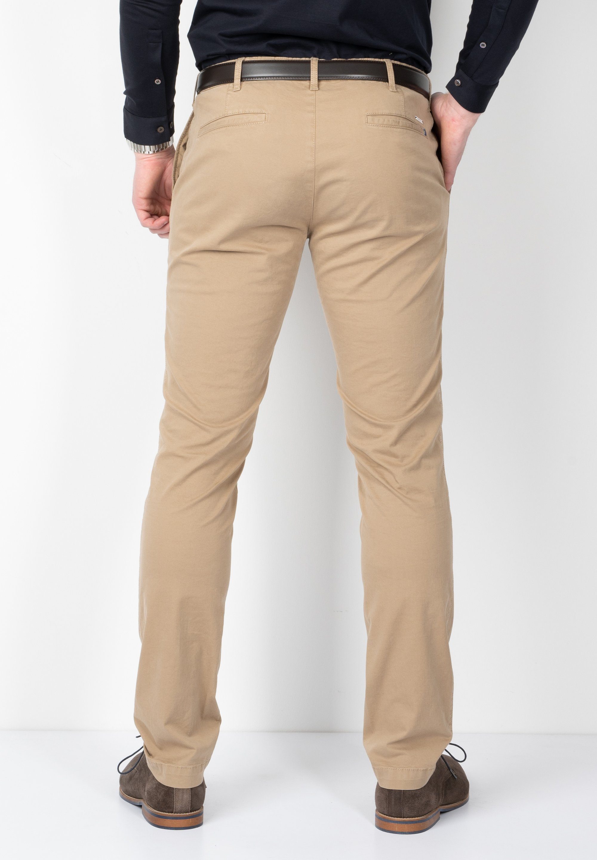 SUNWILL Chinohose Extreme Flexibility - Dark Keine Slim Angabe Sand