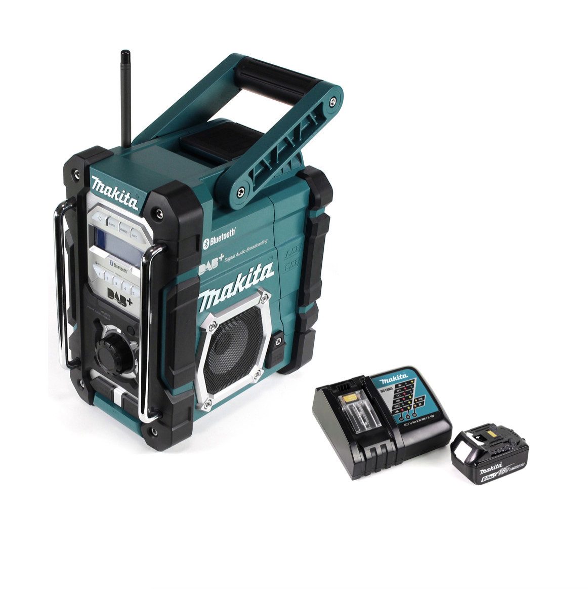 Makita DMR 112 RG1 Akku Baustellen Radio 7,2 Baustellenradio