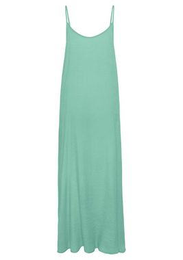 Buffalo Maxikleid mit rundem Ausschnitt, luftiges Sommerkleid, Strandkleid