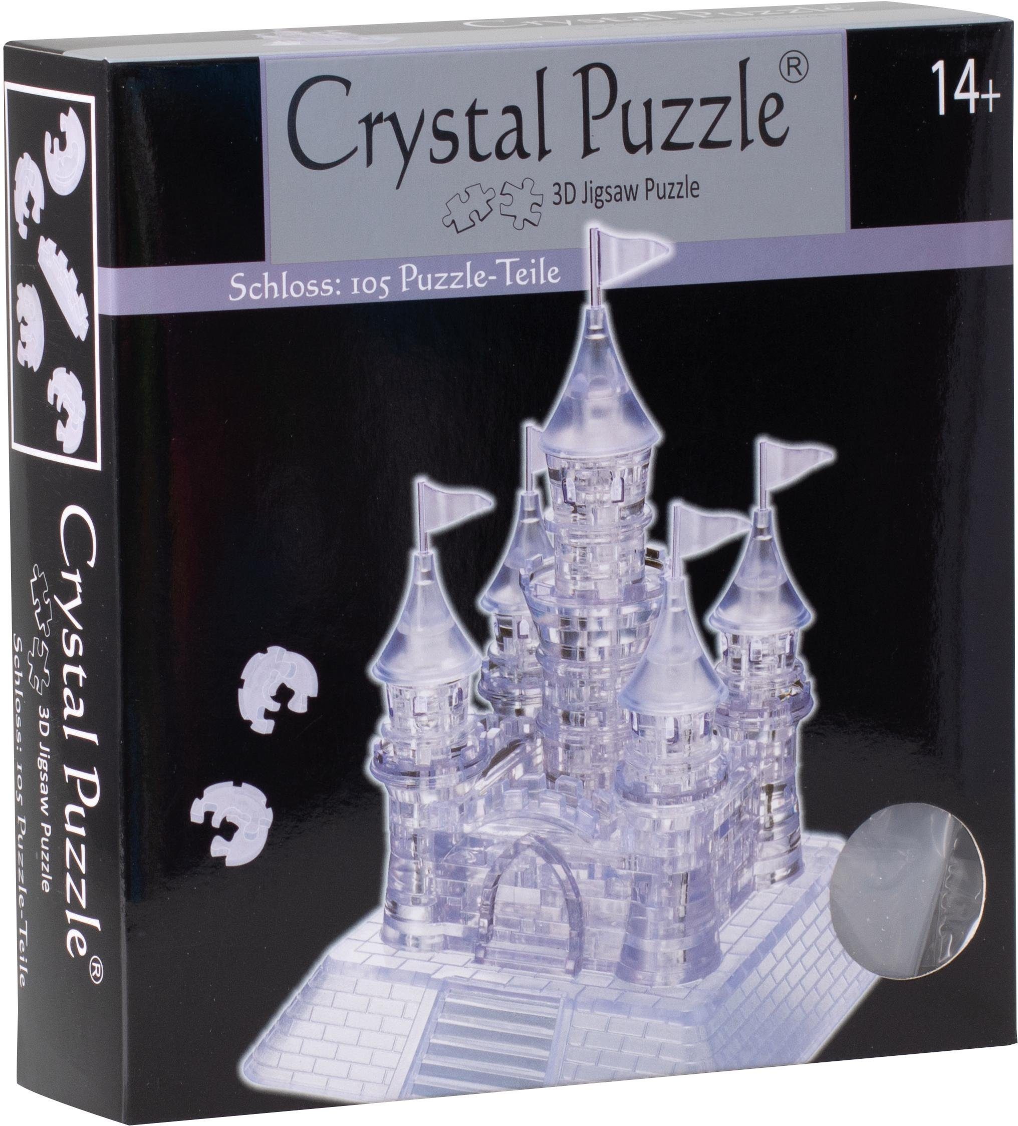 HCM KINZEL 3D-Puzzle »Crystal Puzzle, Schloss transparent«, 105 Puzzleteile  online kaufen | OTTO