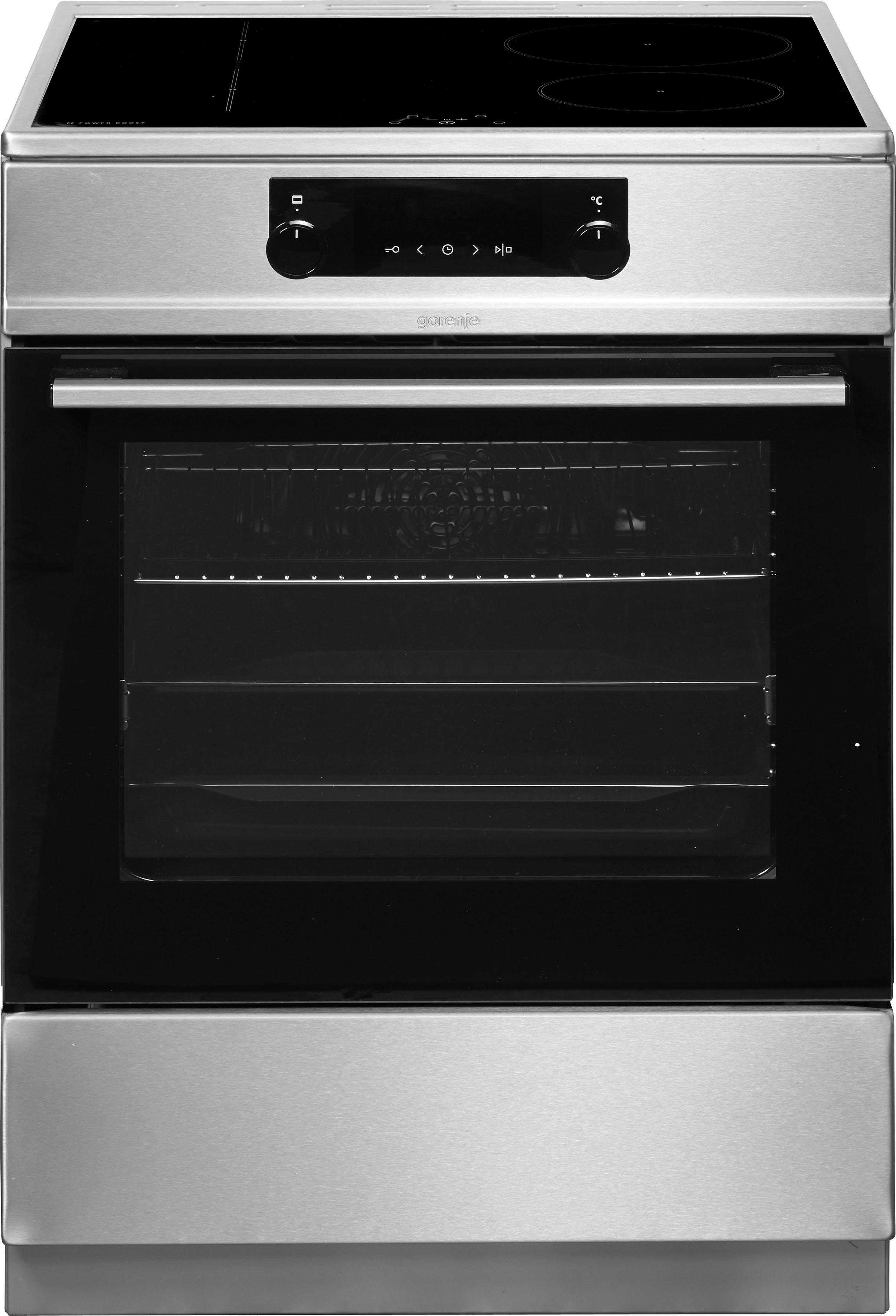 Gorenje Standherd mit Induktions-Kochfeld und 1-fach Teleskopauszug ´´EIT 6351 XPD´´ - GORENJE