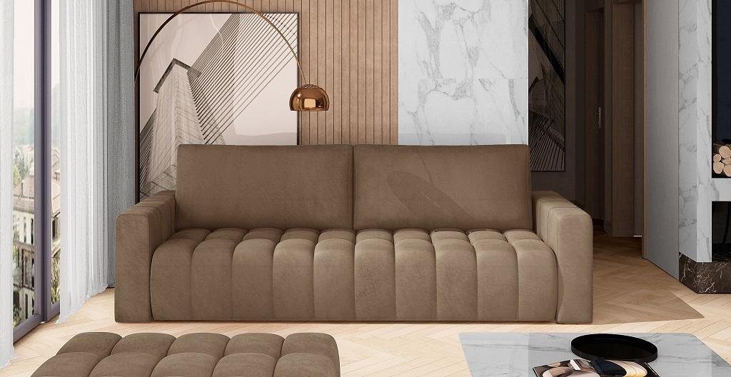 Klassische Europe Couchen 3Sitzer Polster JVmoebel Sofa Sofa Textil in Made Dreisitzer Couchen, Beige