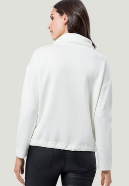 Zero Sweatshirt mit Rollkragen Bindedetail