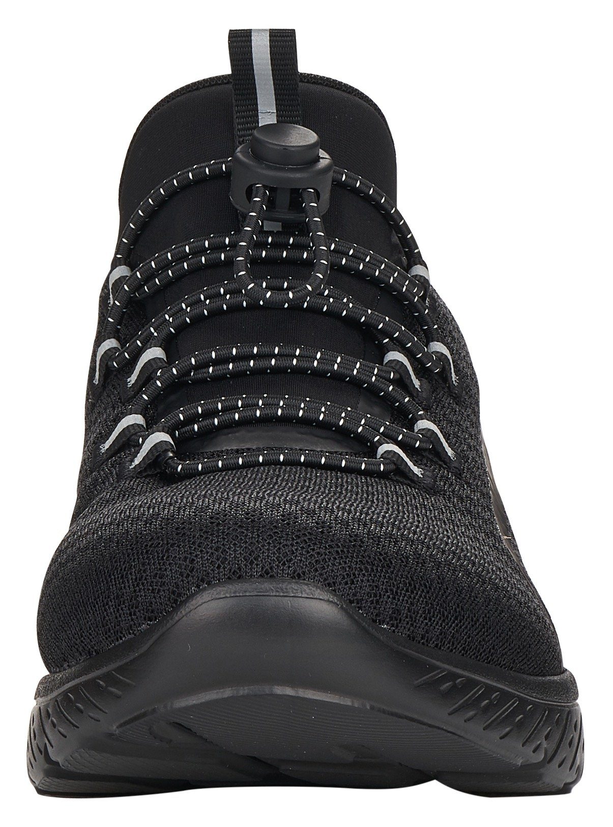 Schnellverschluss Slip-On Sneaker mit schwarz Rieker einfachem