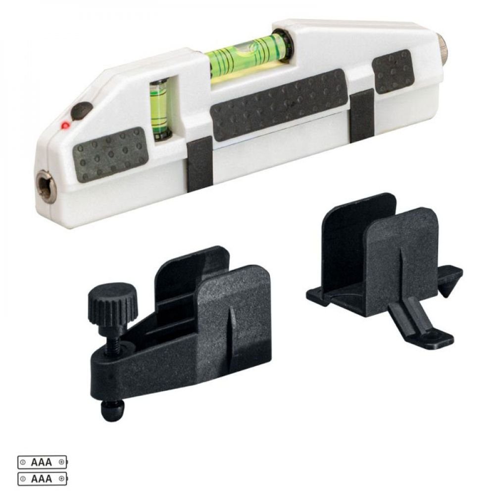 LASERLINER Laserwasserwaage Laserliner HandyLaser Compact Fliesenlaser Laser Wasserwaage 17 cm