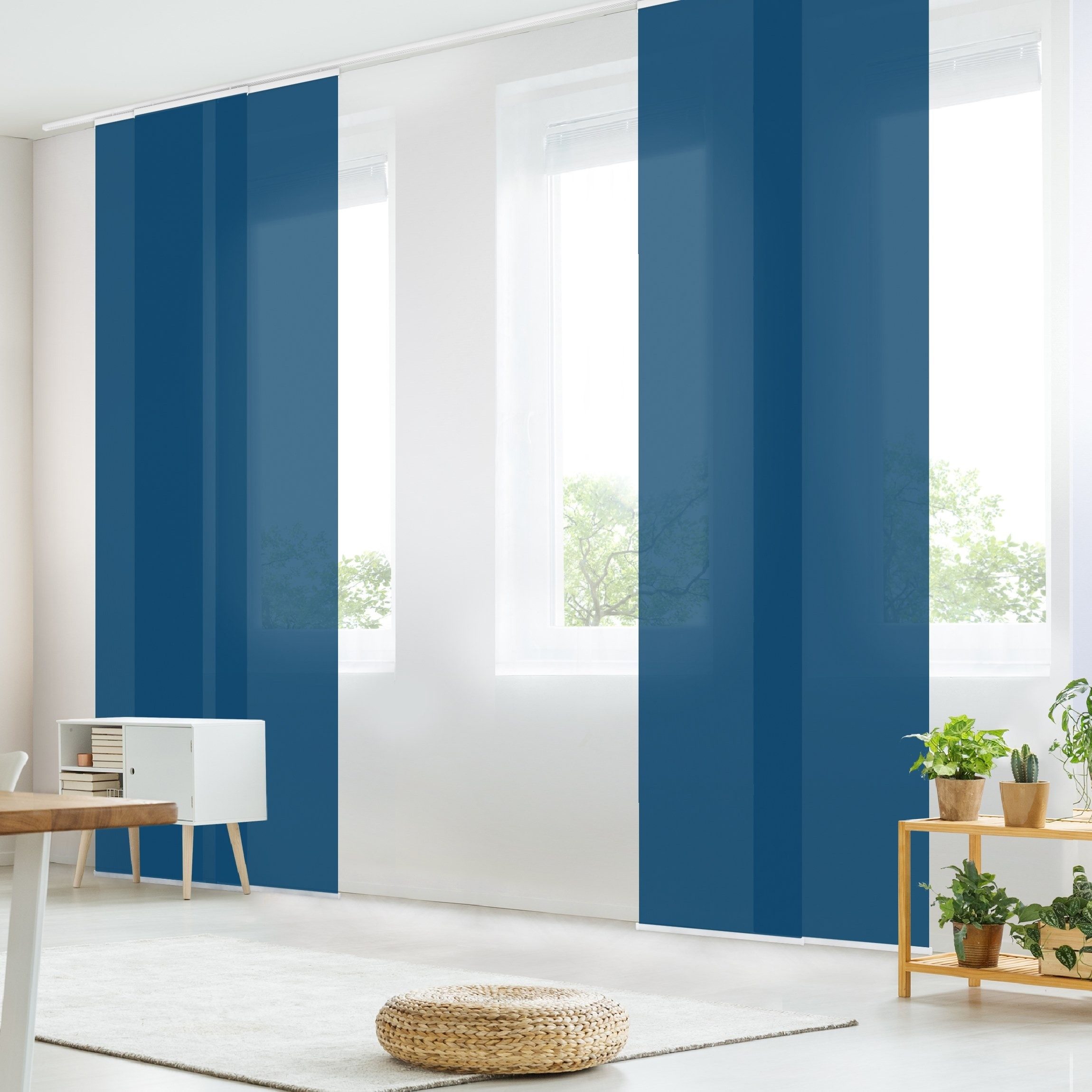 Bilderdepot24 Schiebegardine modern Flächenvorhang blickdicht Preussisch günstig online kaufen
