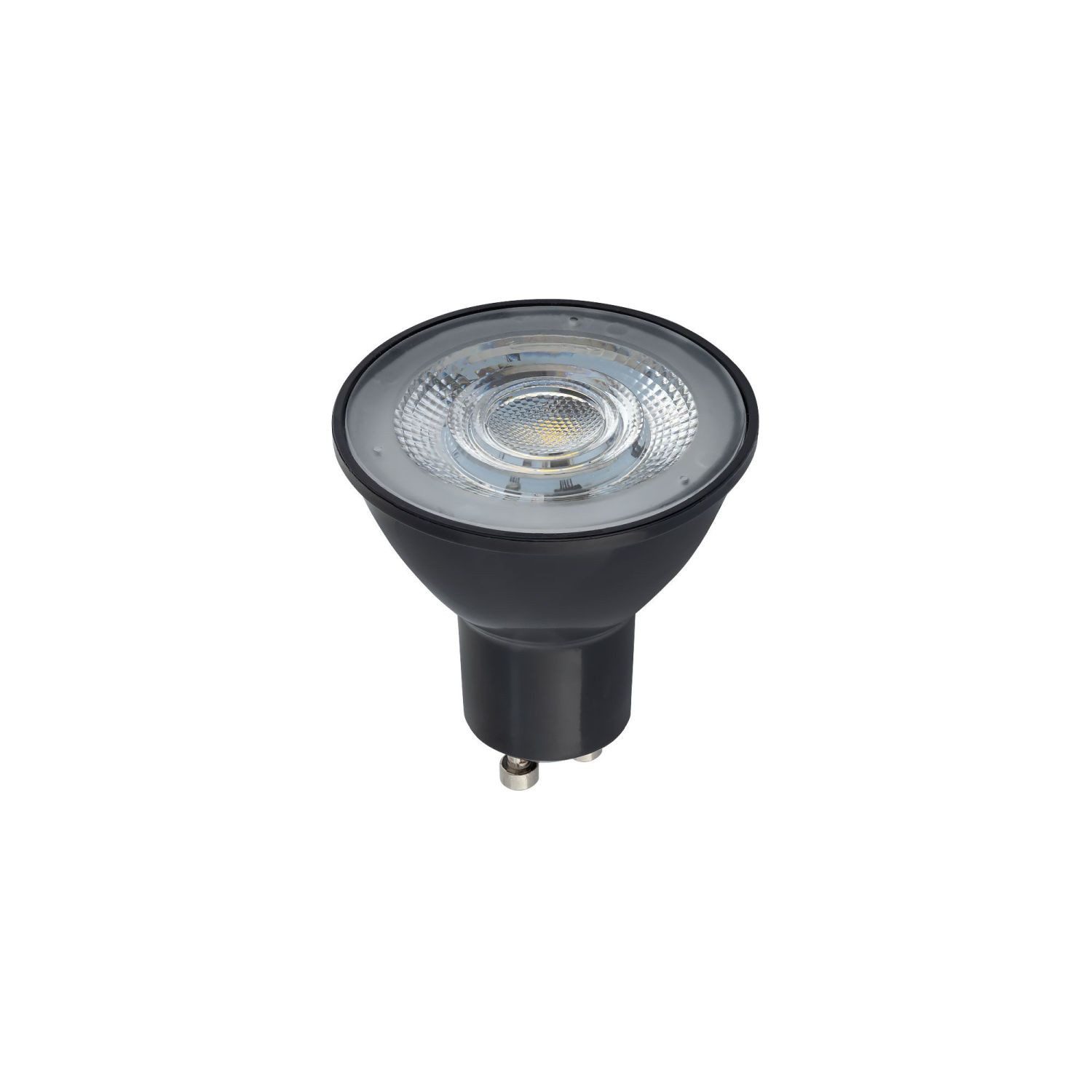 Licht-Erlebnisse LED-Leuchtmittel NOLTOSS, LED, Neutralweiß, LED 4000 K neutralweißes Licht 600 lm rund D: 5 cm Schwarz Floral