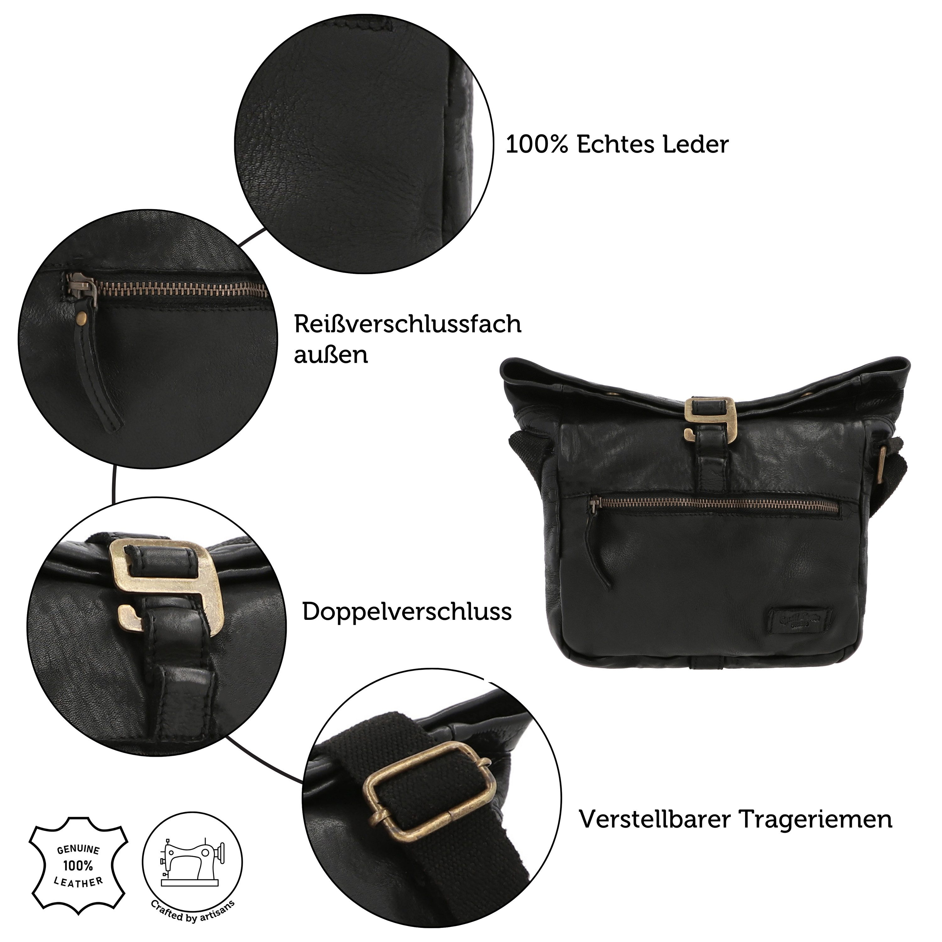 Gusti Leder Handtasche Gusti Leder Handtasche Auna (1-tlg) günstig online kaufen