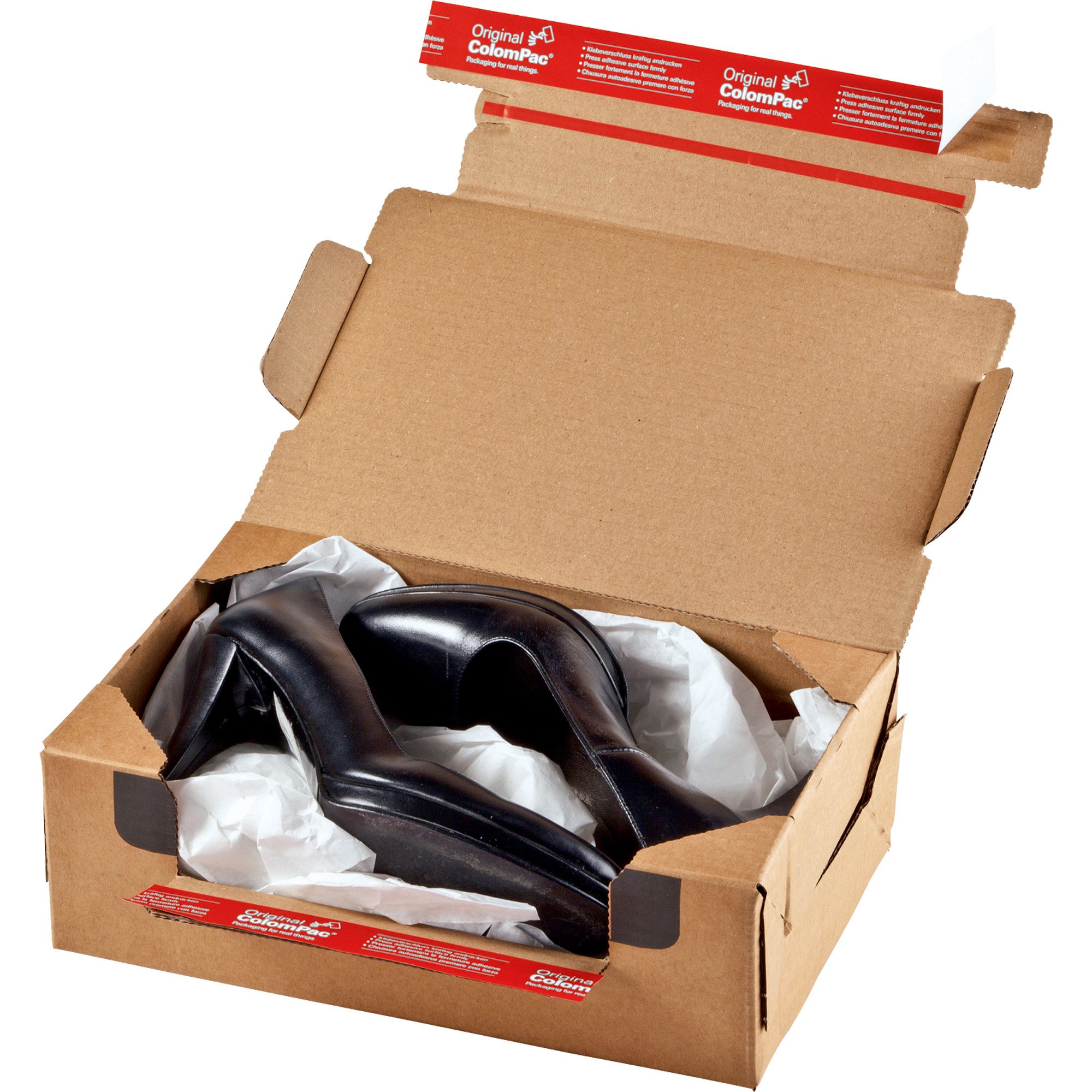 COLOMPAC Versandkarton Versandkarton Return Box M CP 069.04 braun