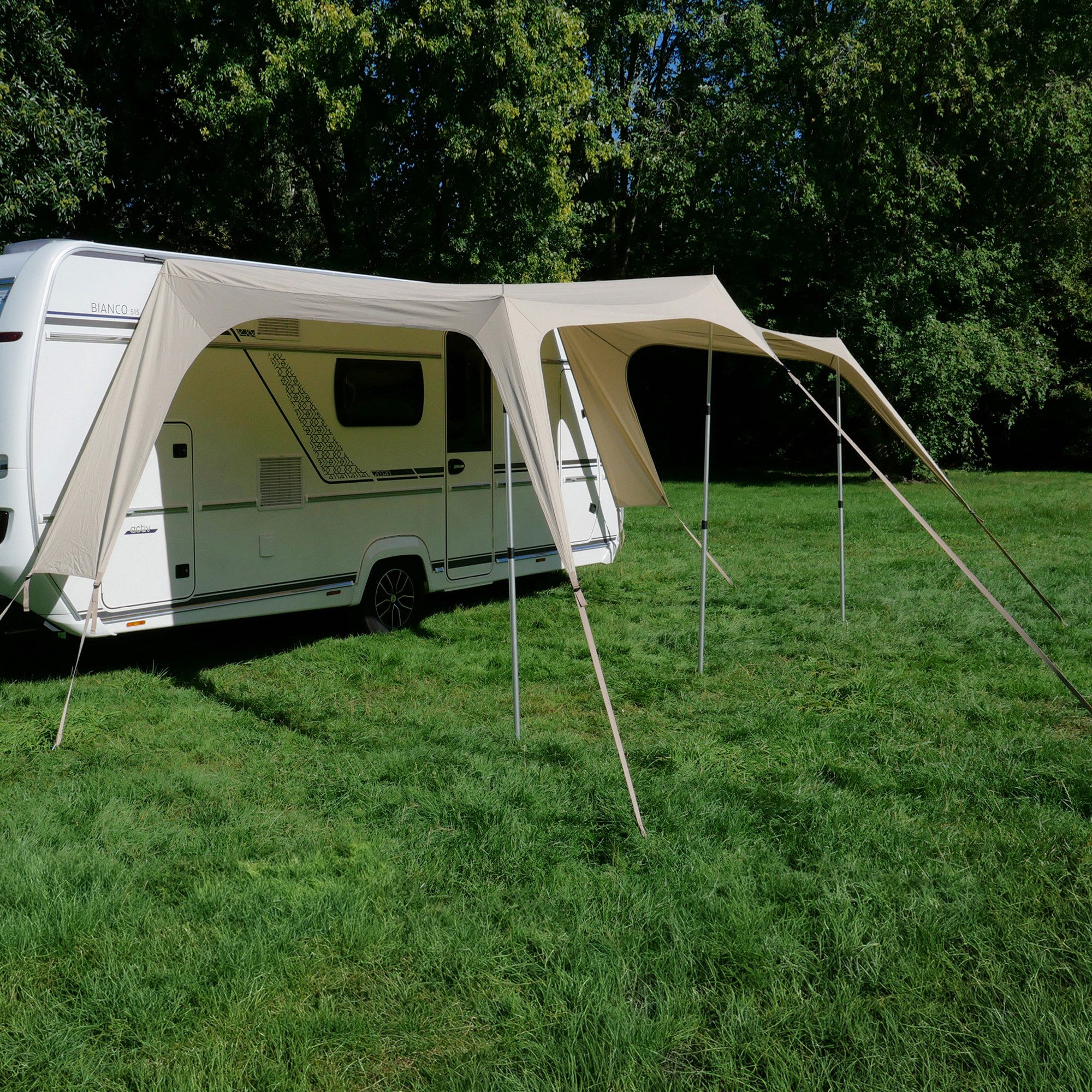 yourGEAR Sonnensegel your GEAR Scilla TC Caravan Tarp Wohnwagen Sonnensegel 400 x 250cm