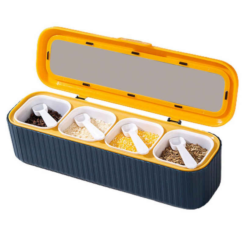 FIDDY Küche Gewürzbehälter mit Deckel - Gewürzbox