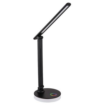 Globo Schreibtischlampe, Schreibtischlampe Tischleuchte Leseleuchte beweglich Touchdimmer RGB