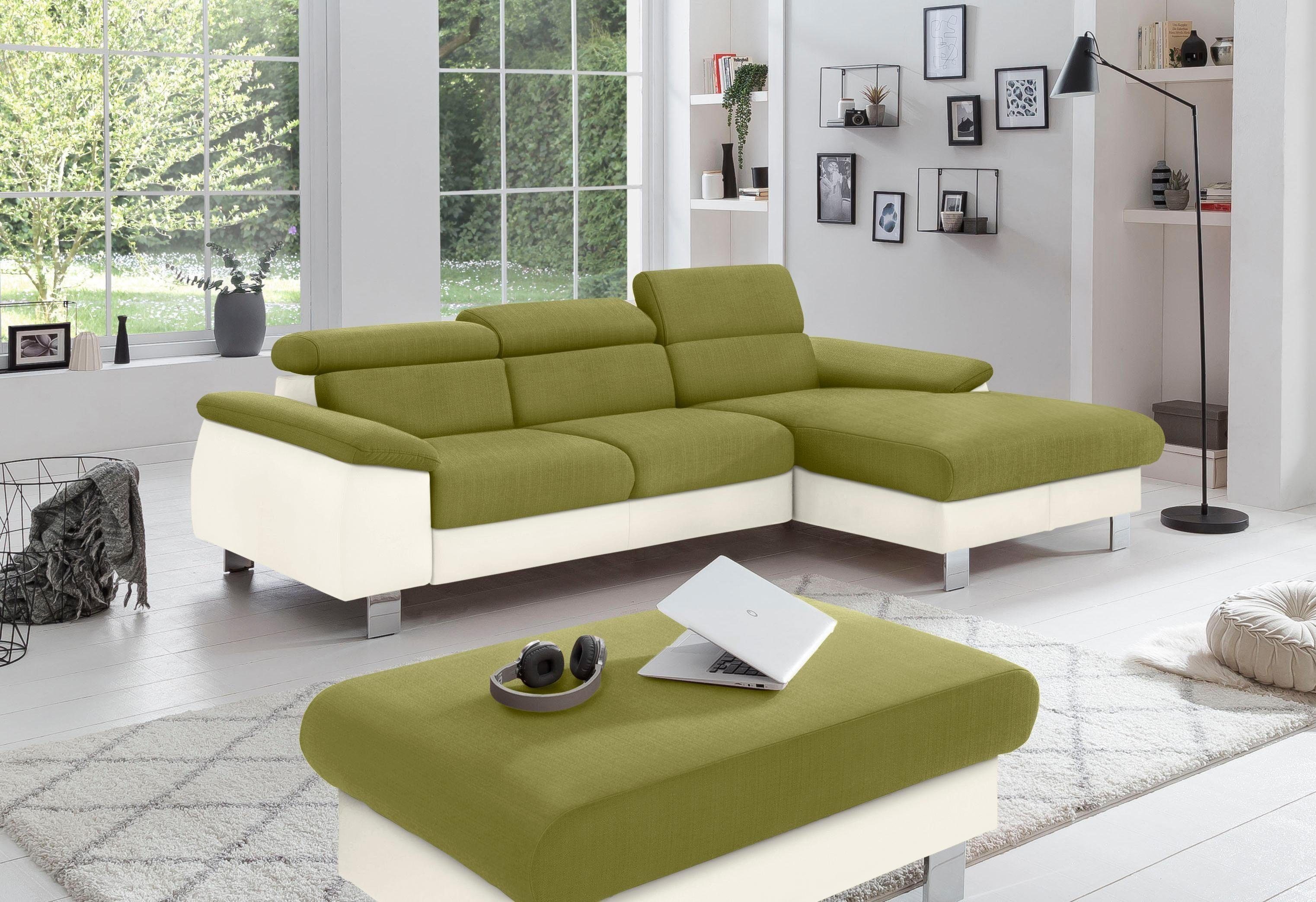 COTTA Polstergarnitur Komaris L-Form, (Set), Set bestehend aus: Ecksofa mit günstig online kaufen