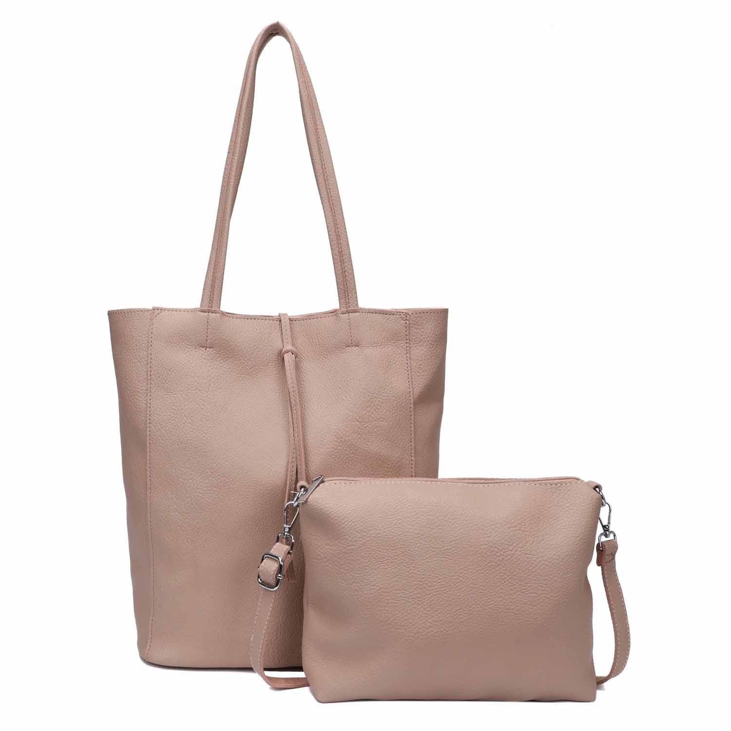 Schultertasche SET 2in1 Damen Tasche Umhängetasche XXL Shopper