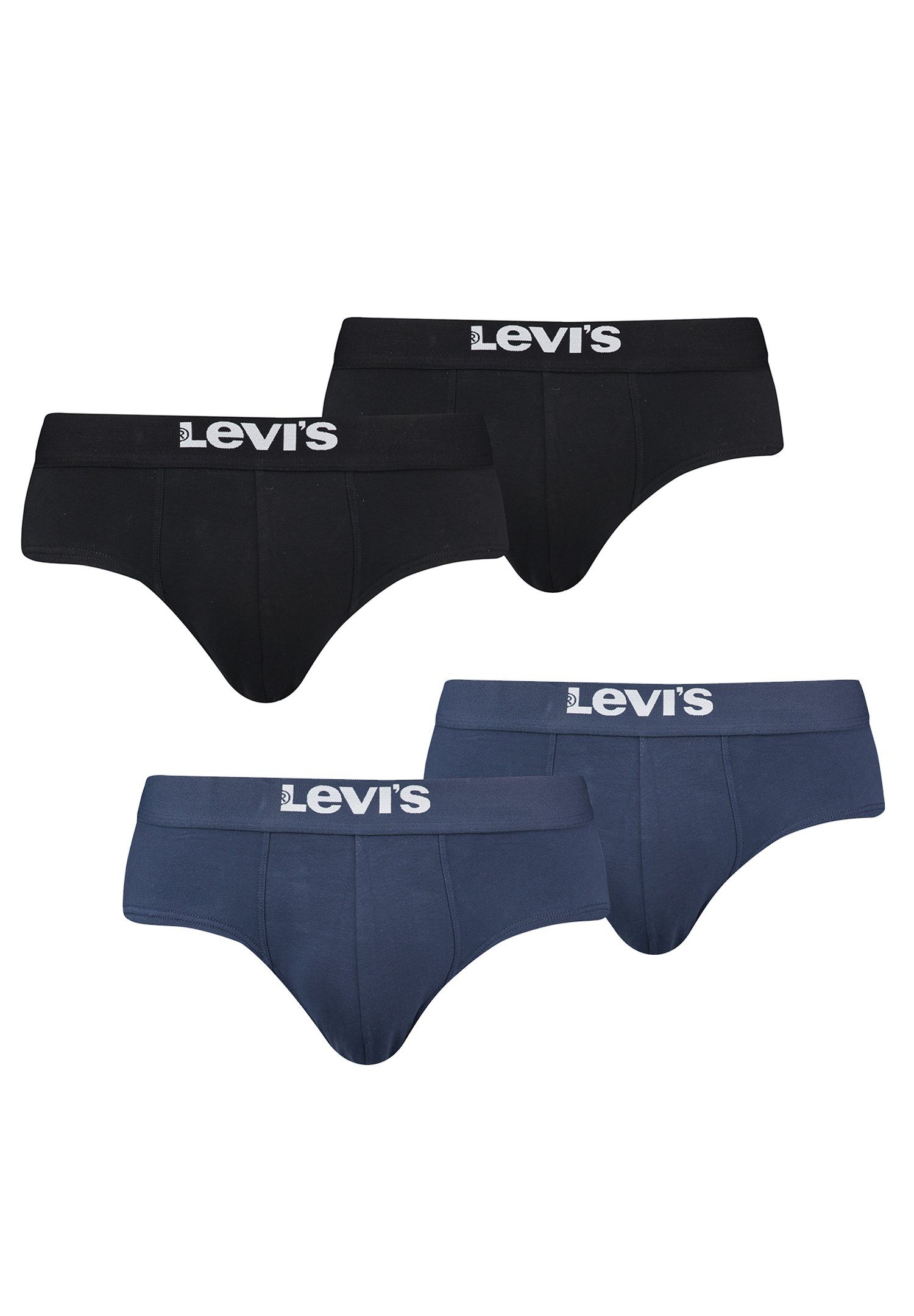 Levi's® Boxershorts ORGANIC SOLID MEN BRIEF 8-St., CO BASIC Pack (Set, 8er-Pack) Black 8er