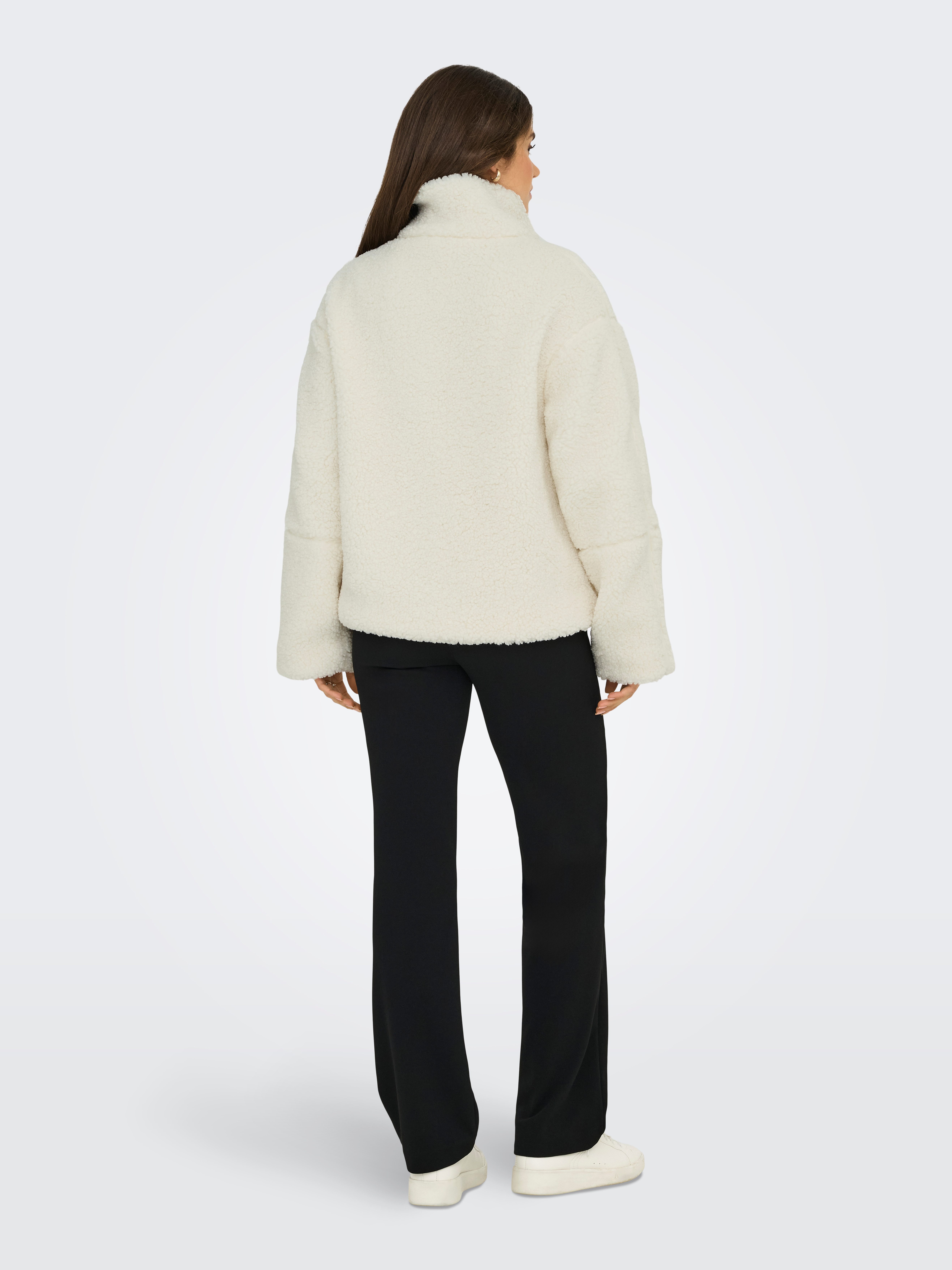 ONLY Plüschjacke ONLASPEN LIFE TEDDY JACKET NOOS OTW Kunstfaser