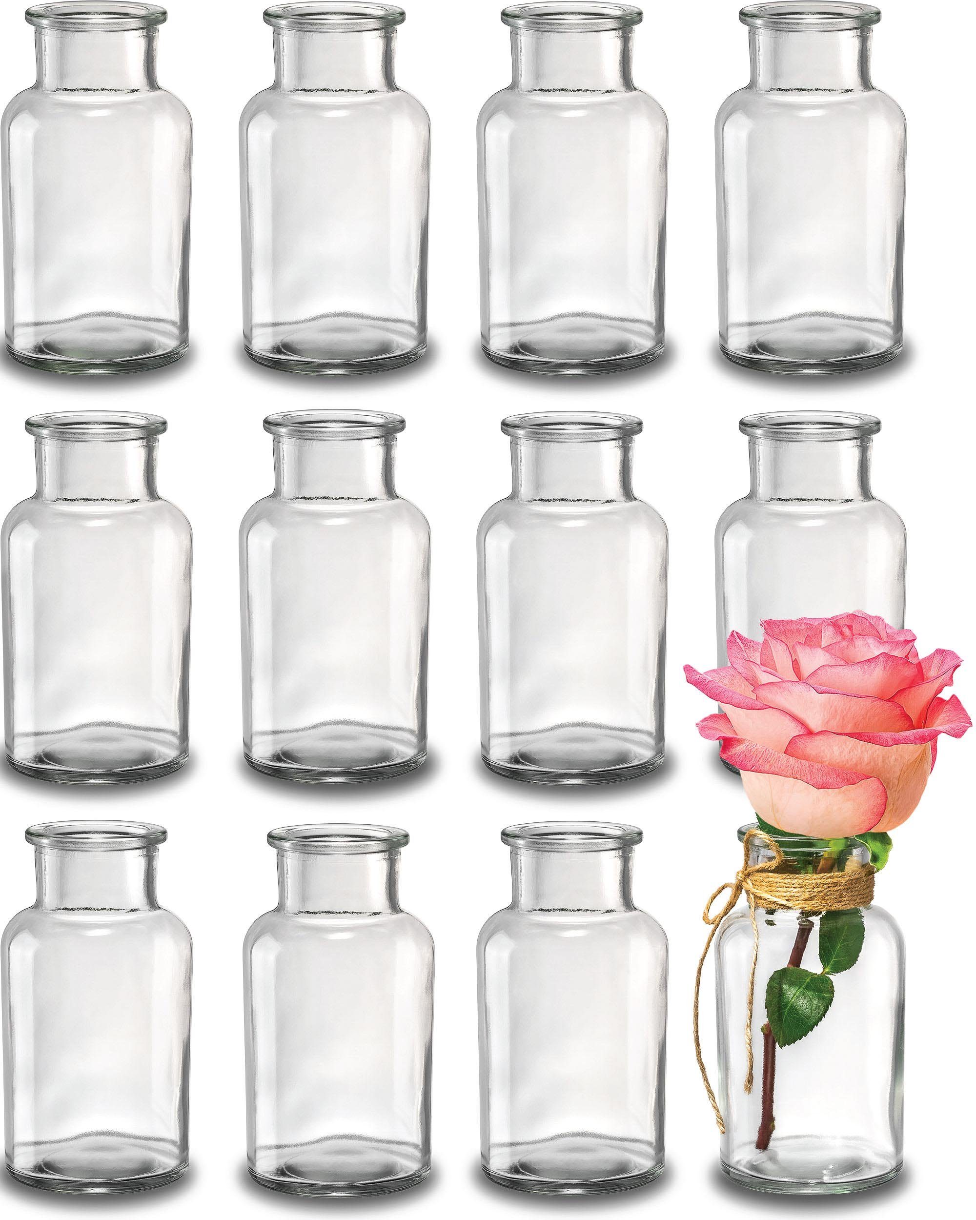 Praknu Tischvase 12 Kleine Glasvasen - günstig online kaufen