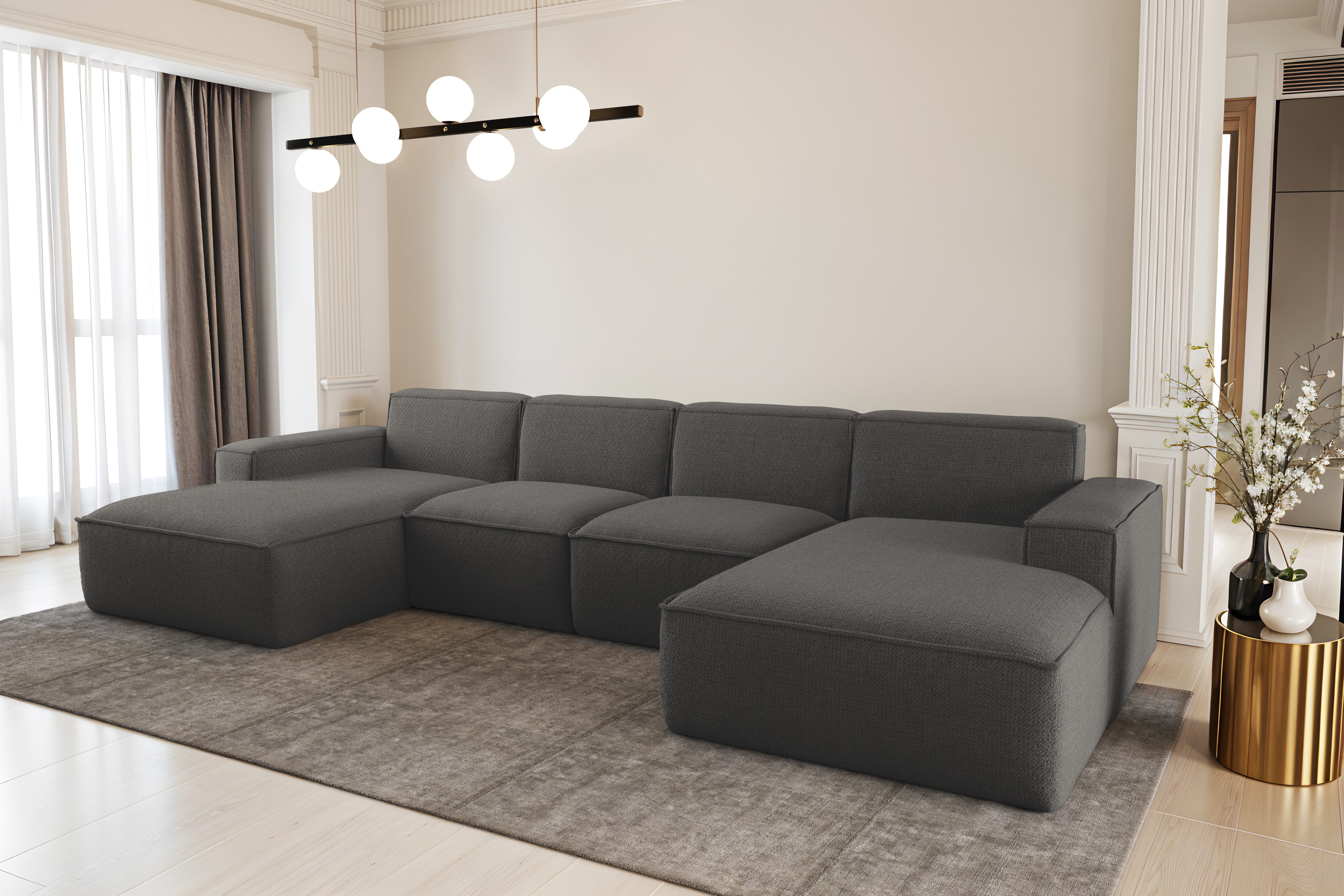 Kaiser Möbel Ecksofa Eckcouch U form, günstig online kaufen