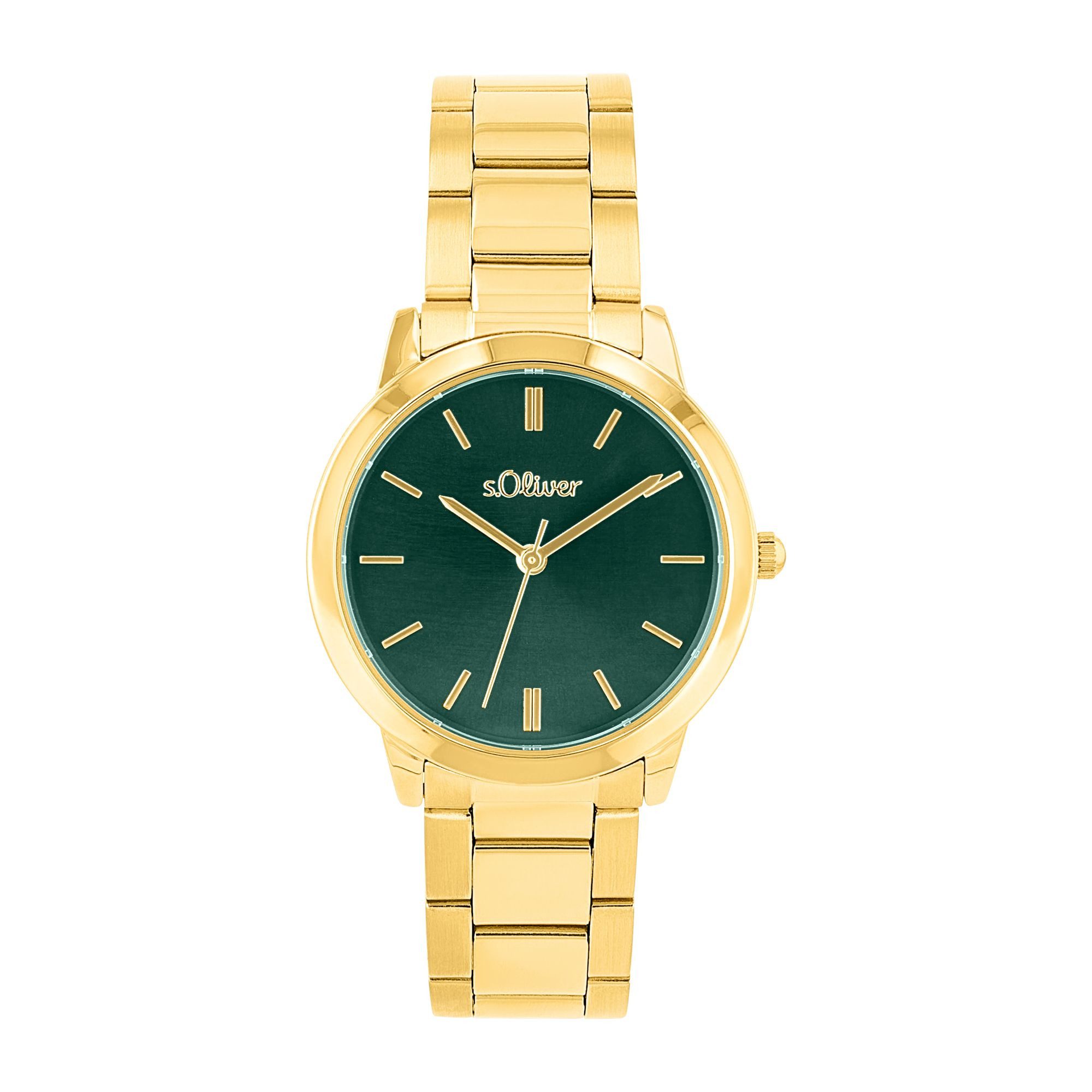 s.Oliver Quarzuhr 2038379, Armbanduhr, Damenuhr, Mineralglas, günstig online kaufen
