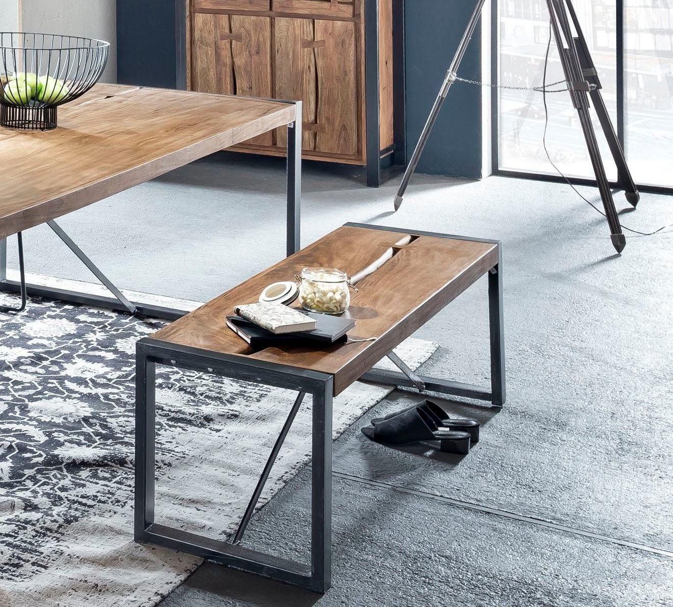 SIT Sitzbank »Live Edge«, aus massiver Akazie mit Metallgestell online