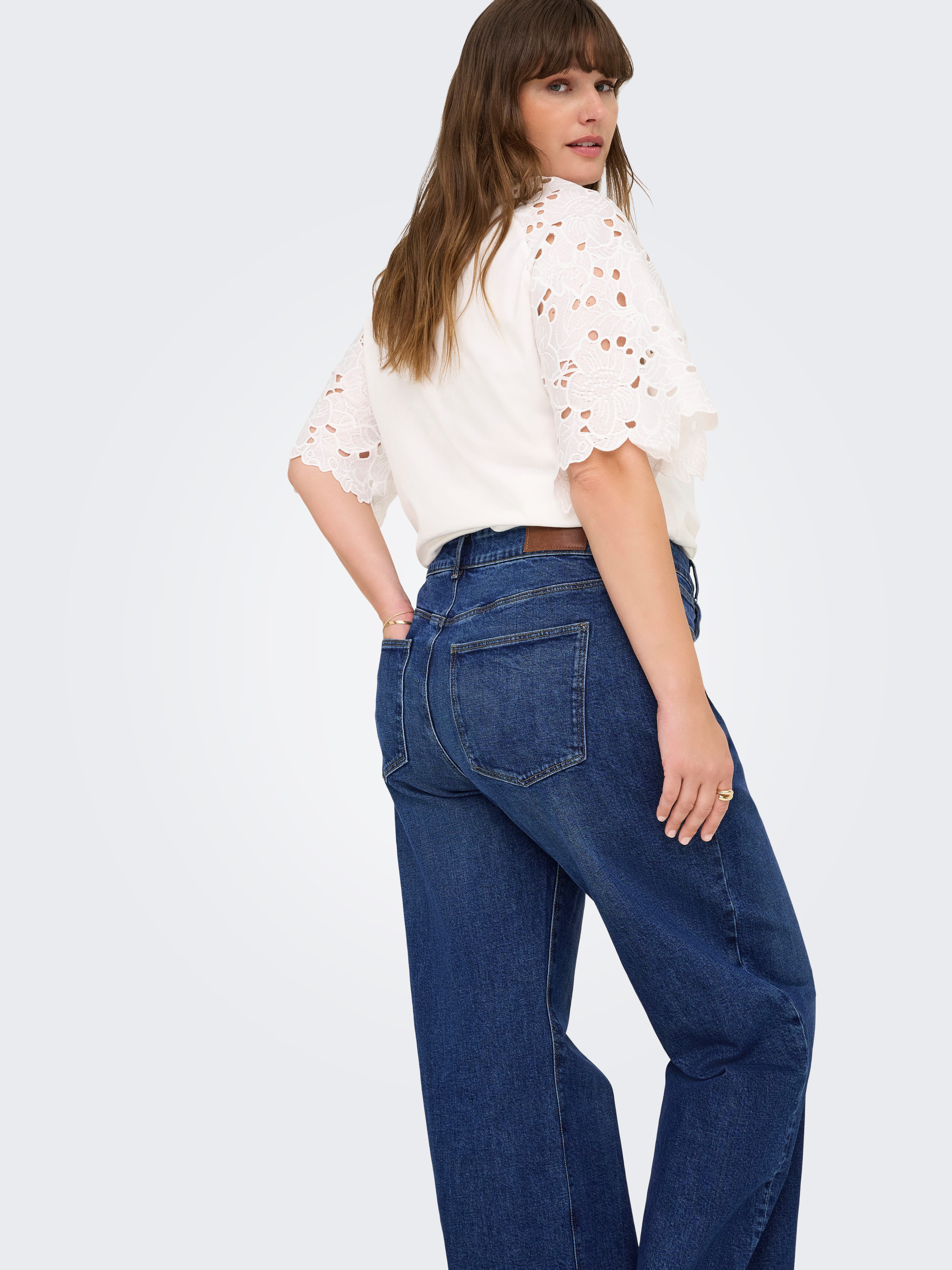 ONLY CARMAKOMA High-waist-Jeans CARJUICY HW WIDE LEG REA255