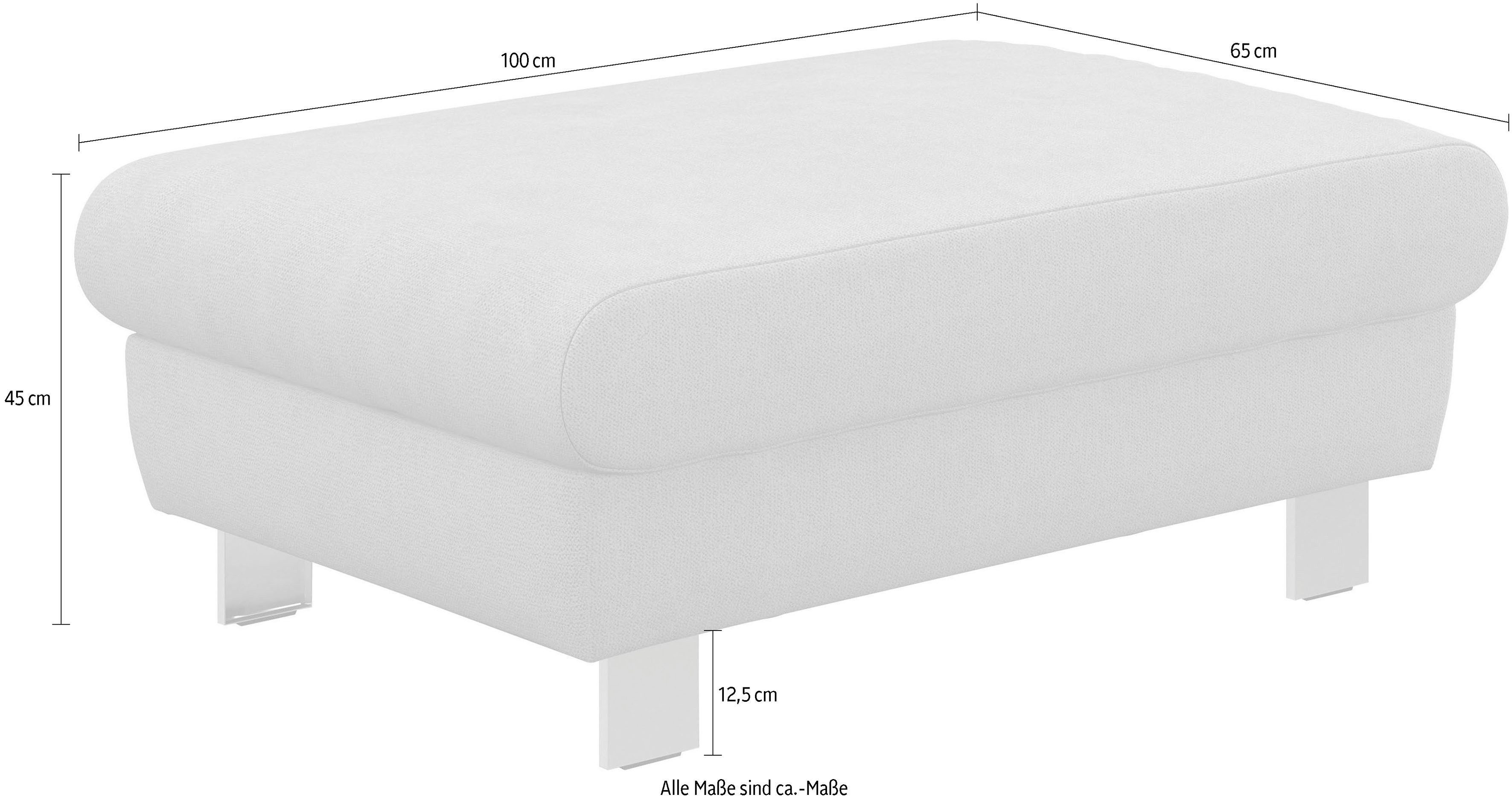 COTTA Hocker Komaris, B: 100 cm, individuell zu kombinieren
