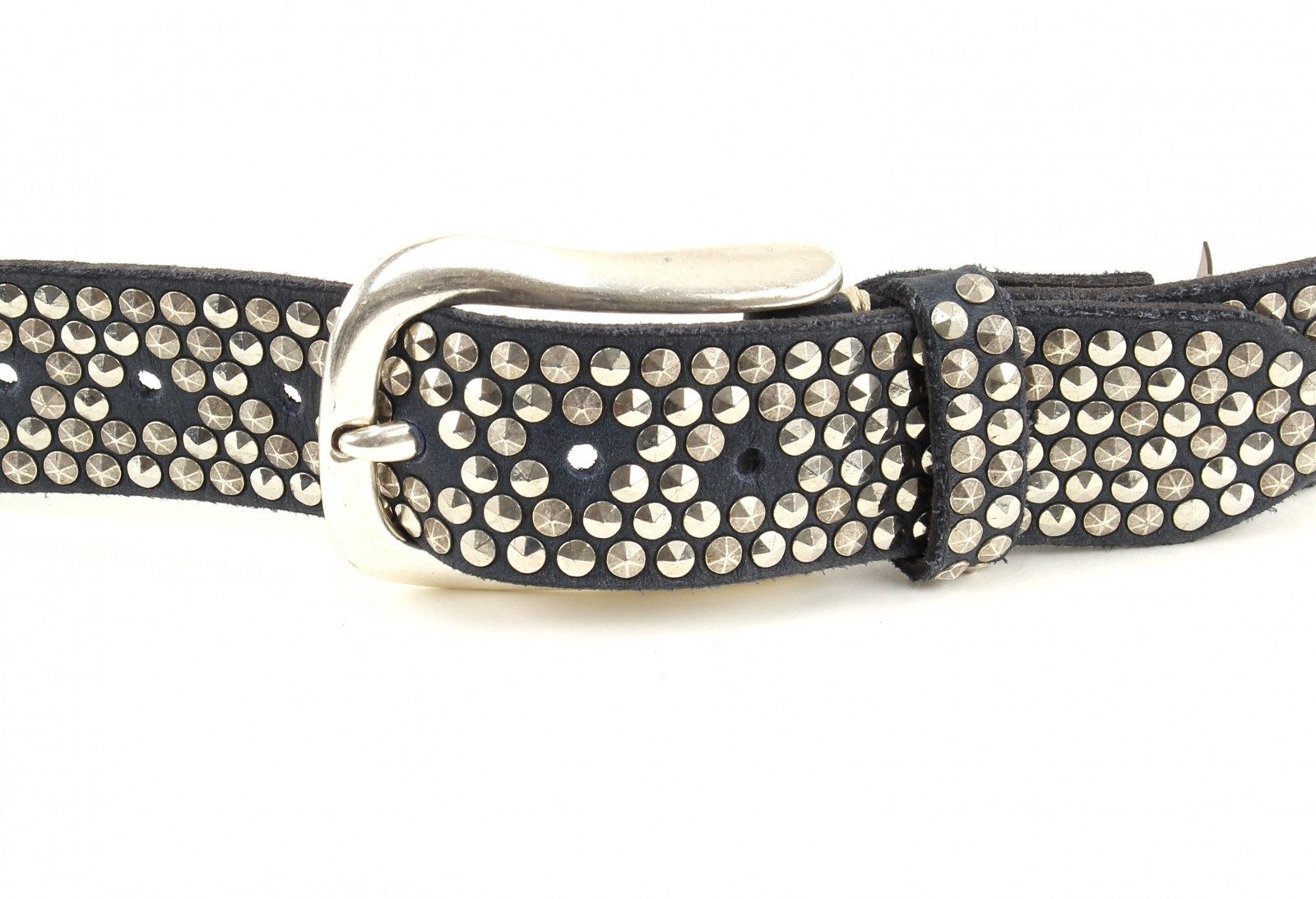 b.belt Ledergürtel Zoe Nietengürtel aus echtem Leder