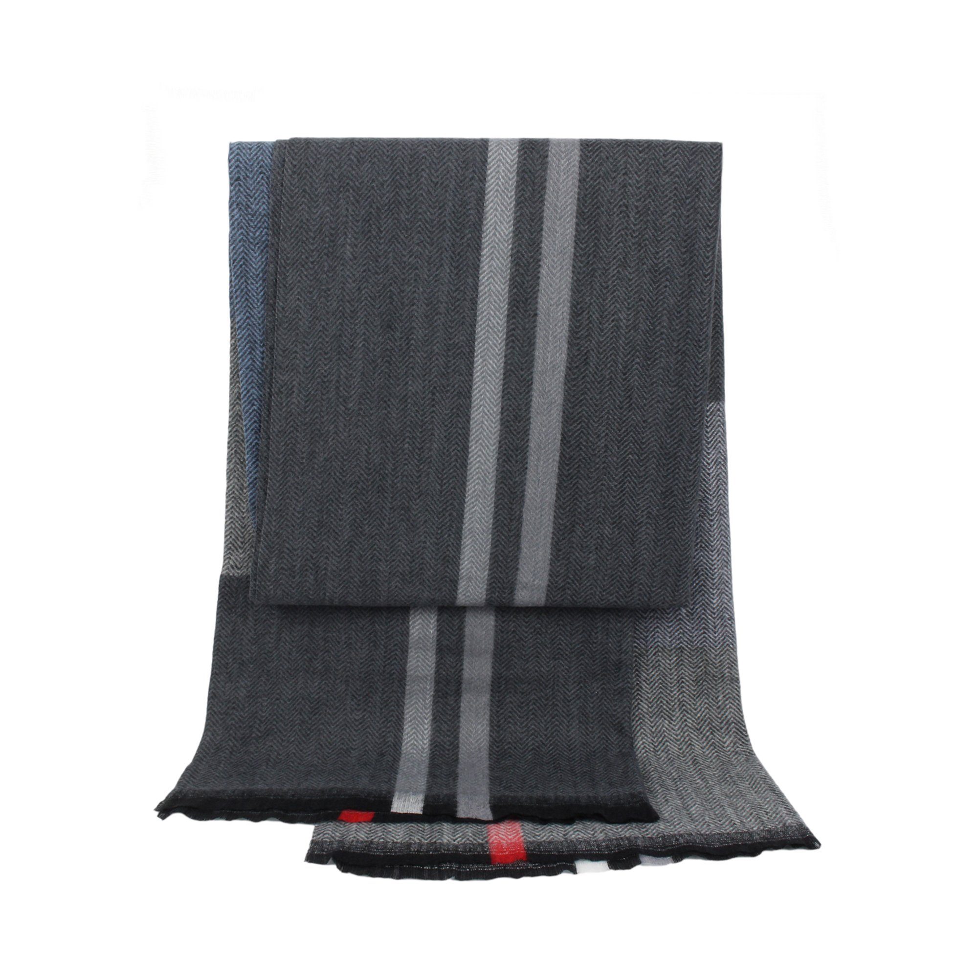 ZEBRO Modeschal Webschal mit Streifen in Fischgrätmuster, Webschal günstig online kaufen