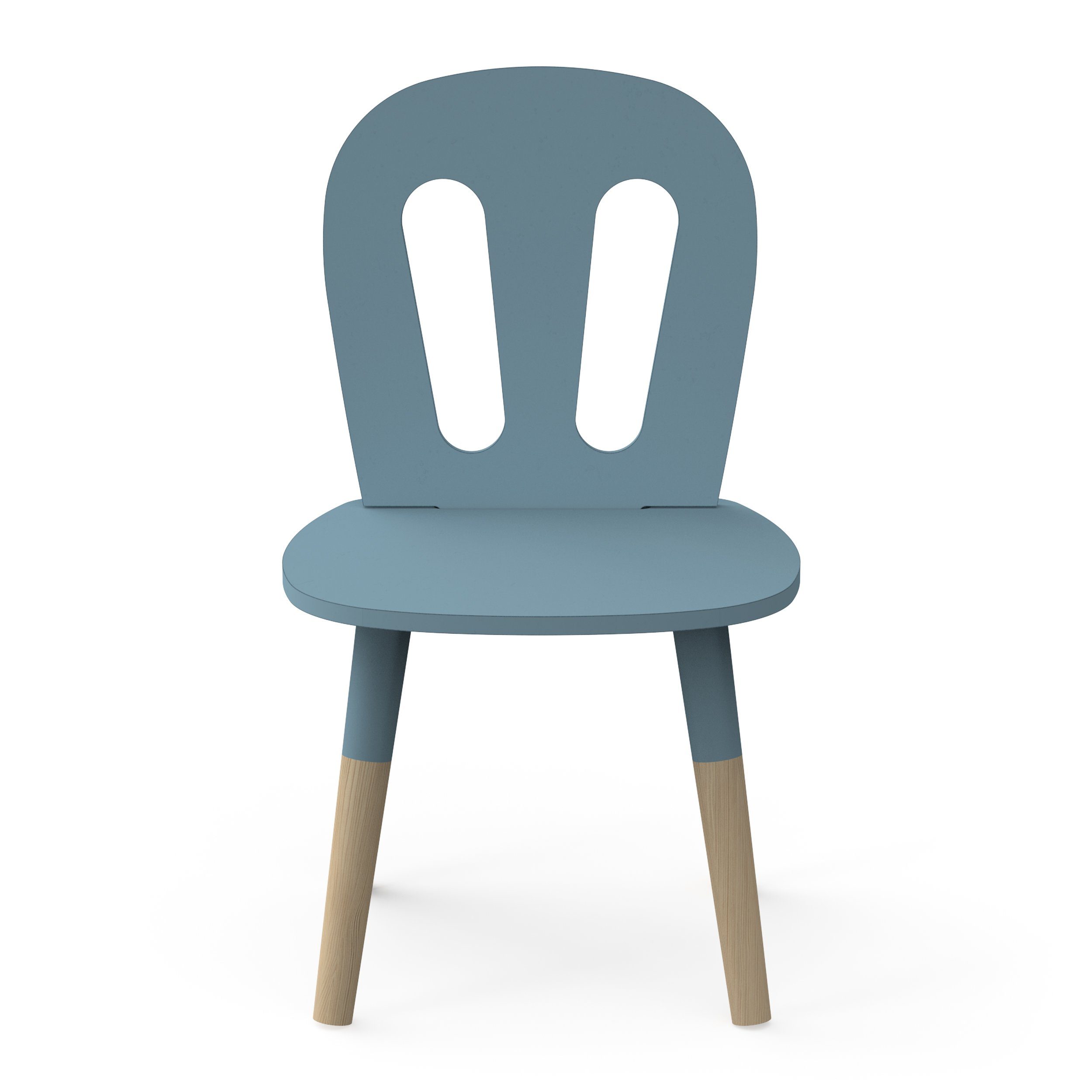 verarbeitet gut Stühle weiß habeig Kinderset Tisch 2 & Sitzgarnitur blau/natur Kinder sehr Kindertisch Sitzhocker Holz (3er-Set),