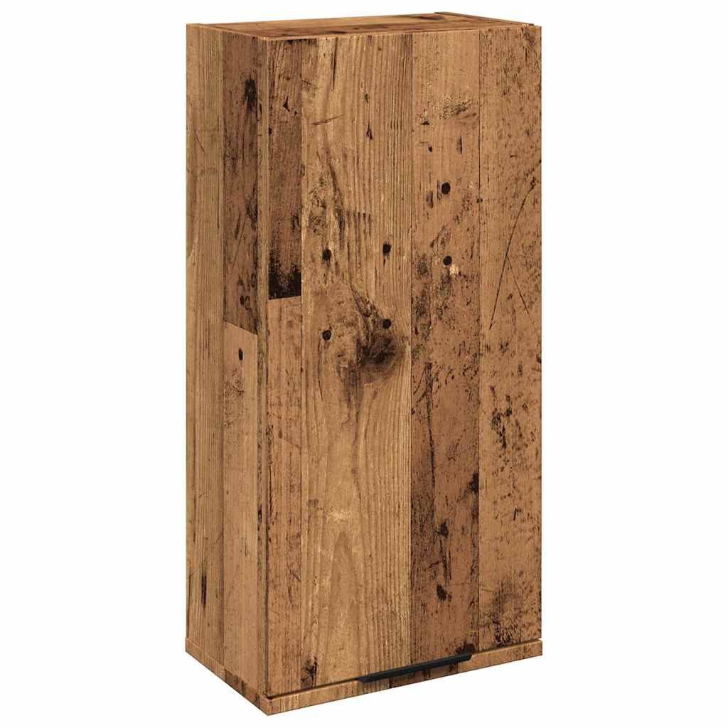 vidaXL Badezimmerspiegelschrank Wand-Badschrank Altholz-Optik 32x20x67 cm (1-St)