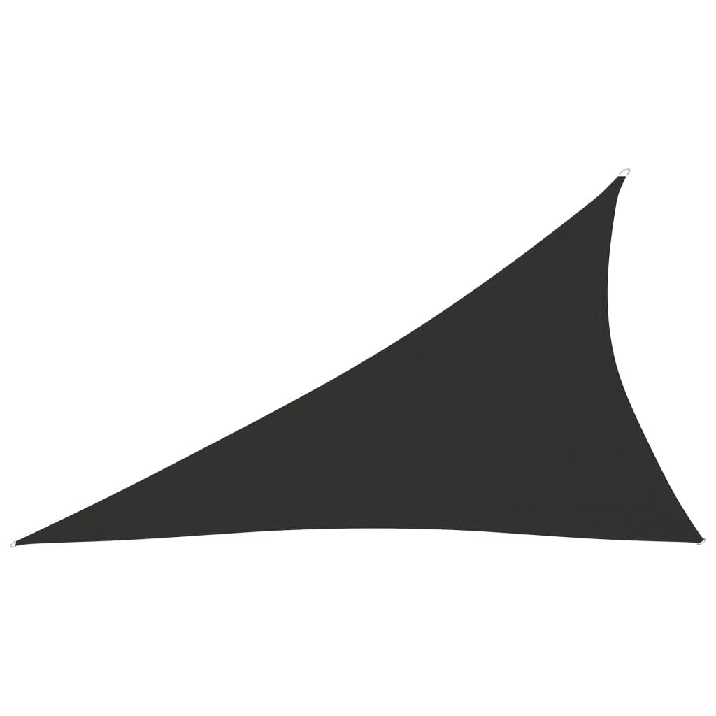 Sonnensegel Sonnensegel Oxford-Gewebe Dreieckig 4x5x6,4 m Anthrazit