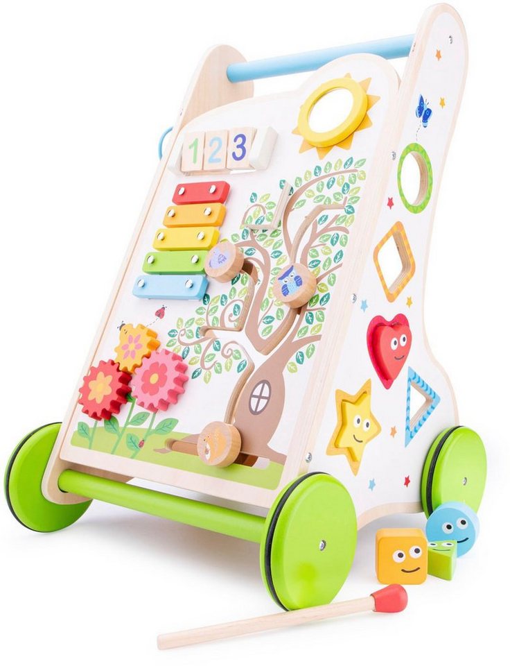 New unterschiedlichen Toys® Lauflernwagen aus Mit Educational, Classic Spielfunktionen Holzspielzeug, Holz,