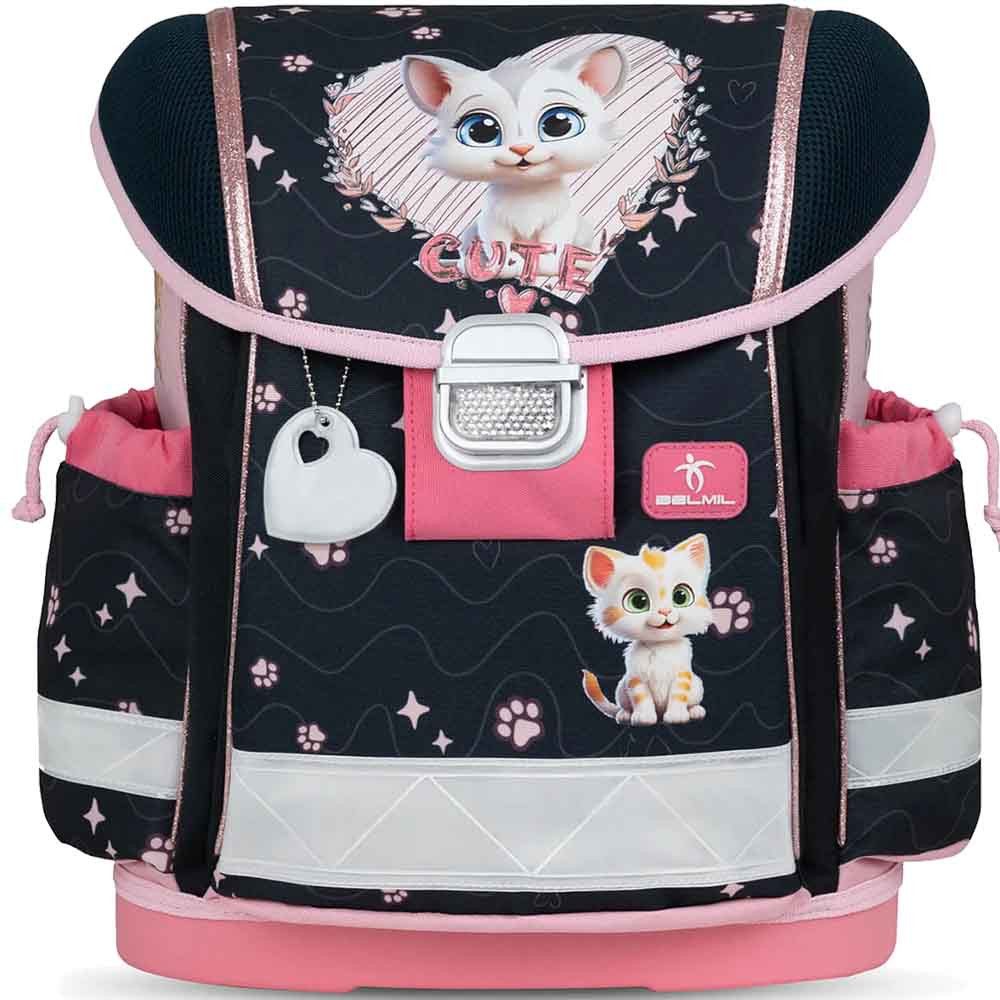 Belmil Schulranzen Set Classy 10-teilig 2025 Mädchen Cute Kitten