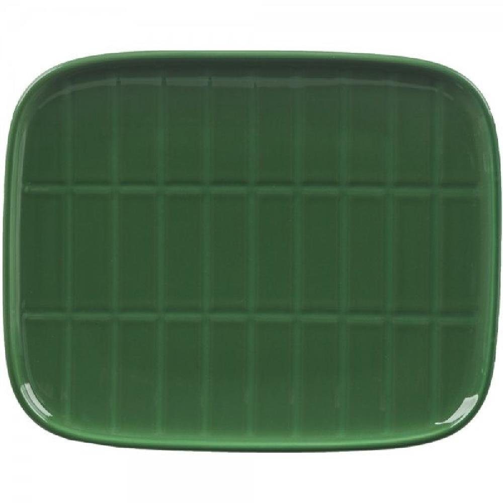 Marimekko Frühstücksteller Teller Oiva Tiiliskivi Dark Green (15x12cm)
