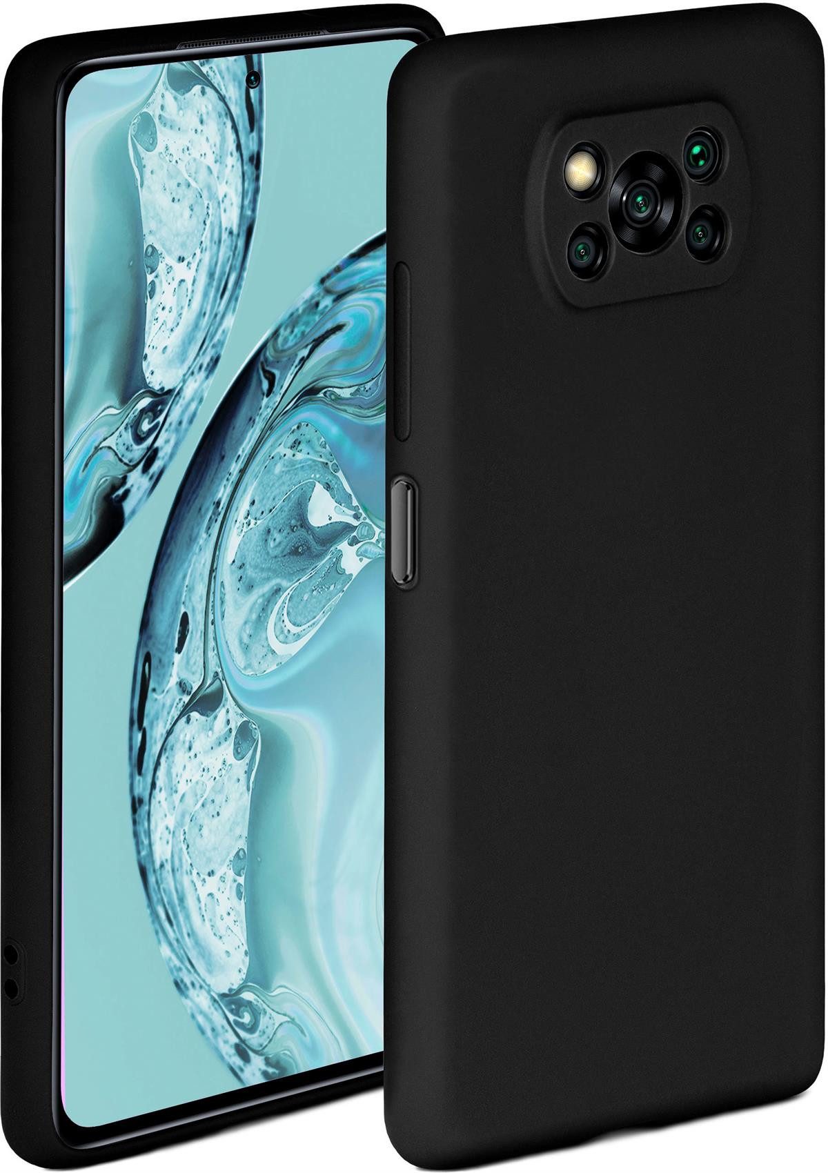 ONEFLOW Handyhülle ONEFLOW® Soft Case für Xiaomi Poco X3 NFC, Hülle aus Silikon, Back Cover mit Kameraschutz, weiche Silikonhülle