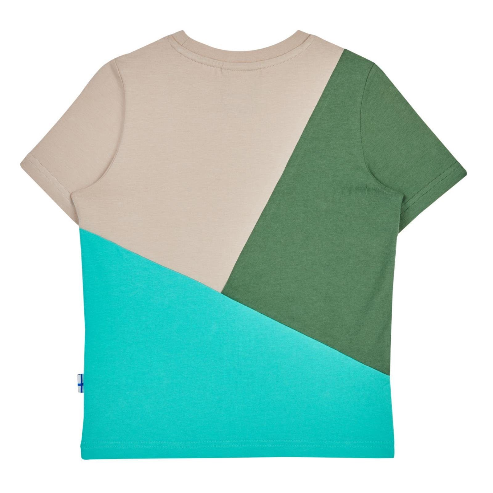 Kinder - pebble/waterfall Finkid T-Shirt Ankkuri Finkid T-Shirt Pebble Bluefall (1-tlg)