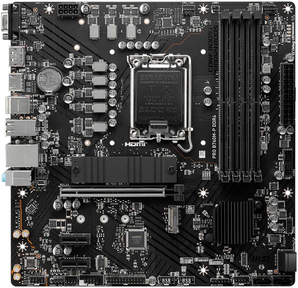 MSI PRO B760M-P DDR4 Mainboard
