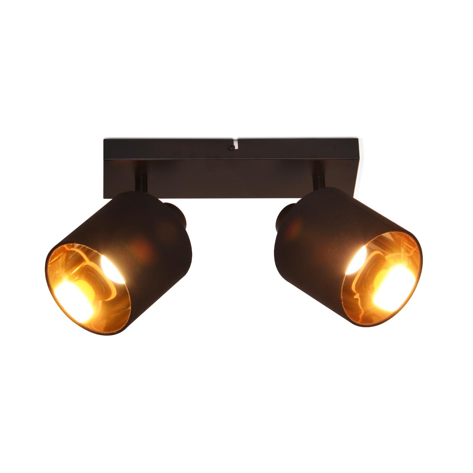 Nettlife Deckenstrahler Vintage Schwarz E14 1/2/3/4 günstig online kaufen