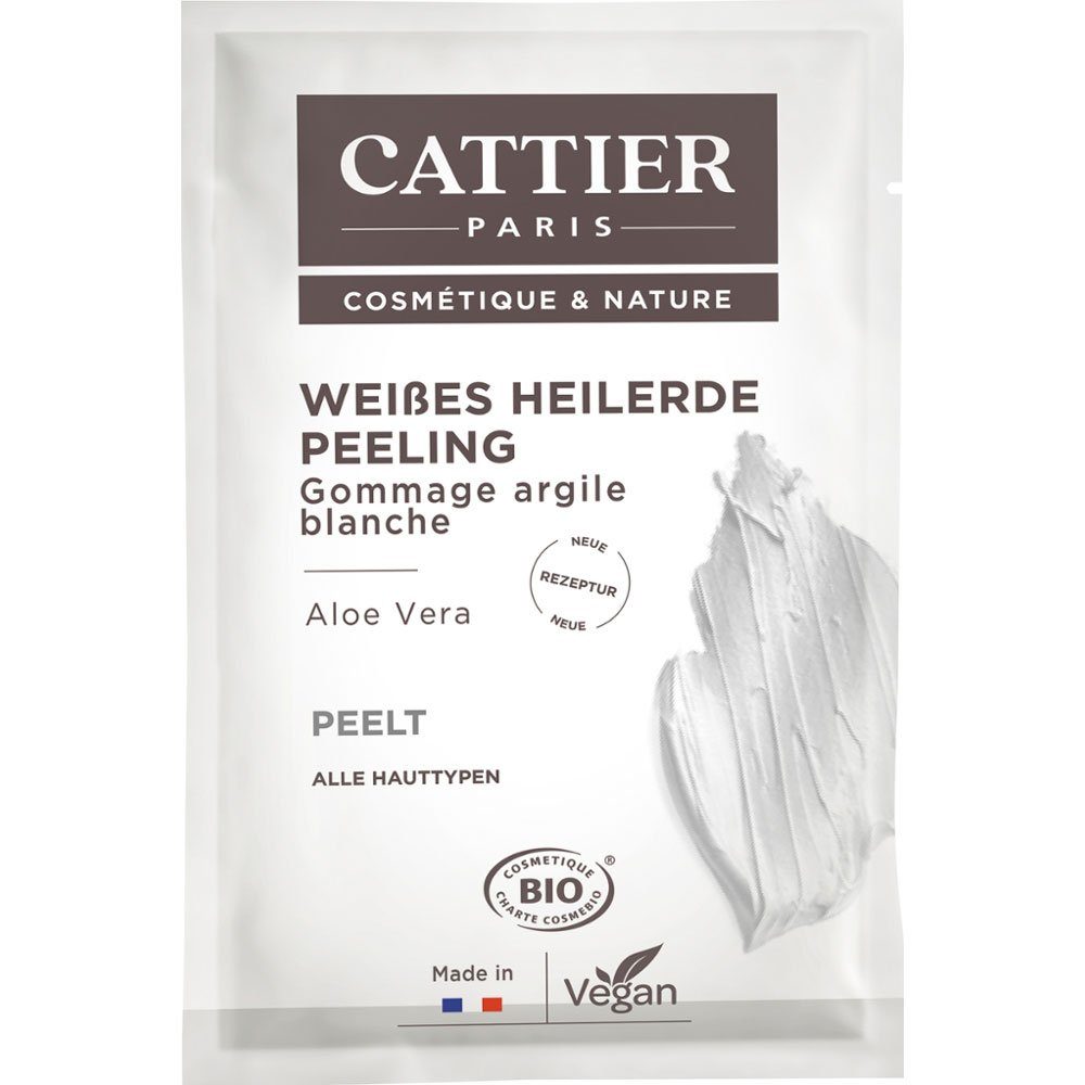 Cattier Paris Gesichtspeeling Sachet Weiße Heilerde Peeling, Weiß, 12.5 ml