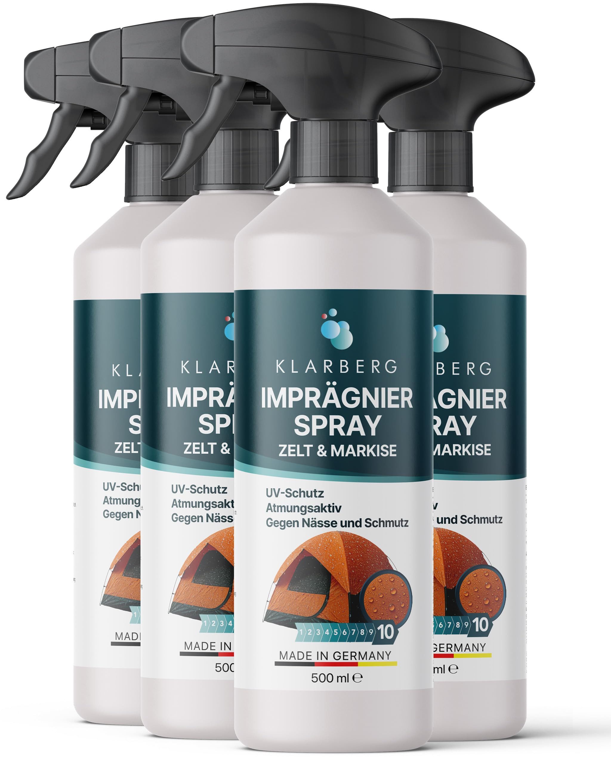Klarberg Imprägnierung für Pavillon & Zelt Imprägnierspray (4 St)