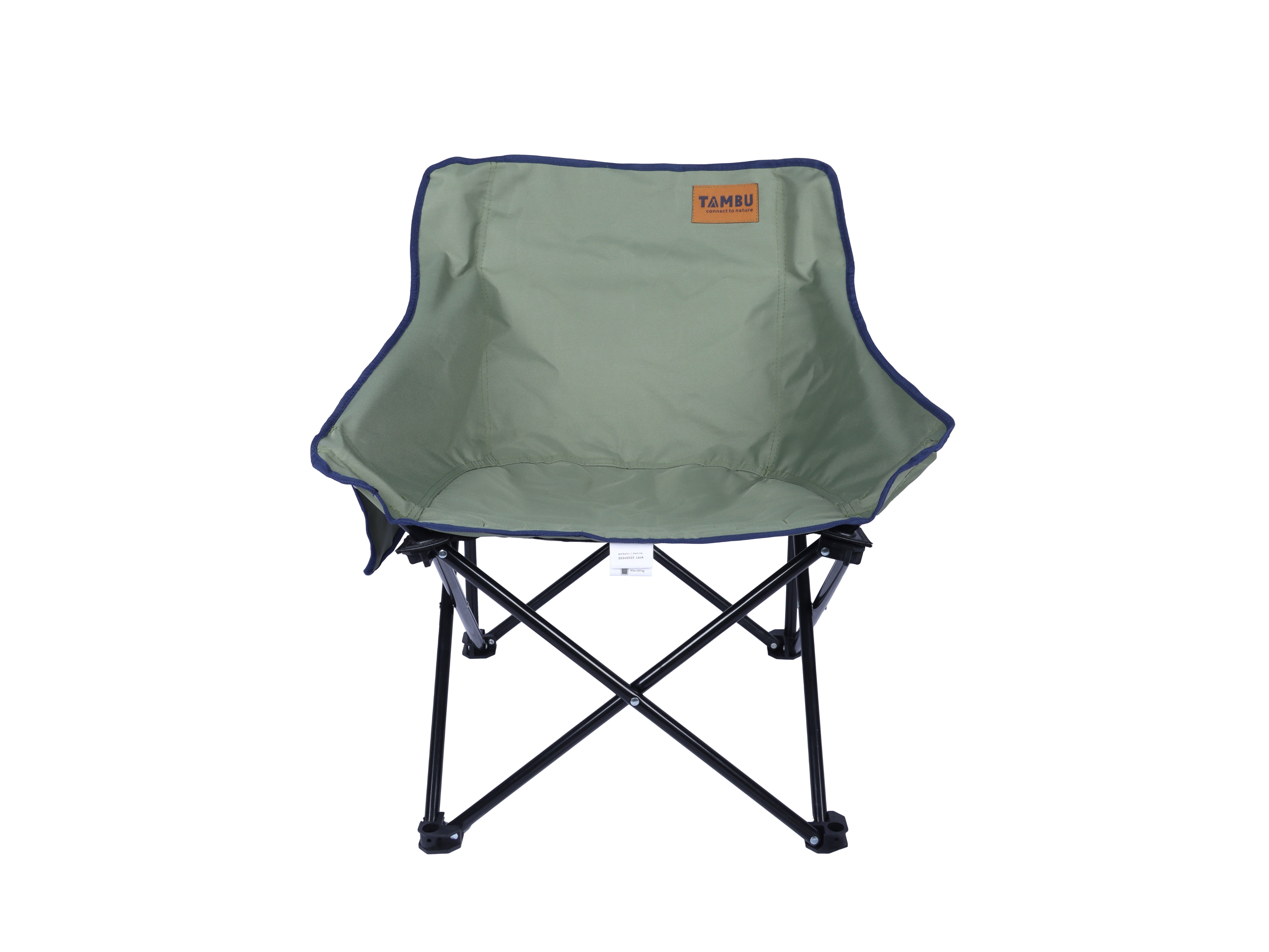 Tambu Campingstuhl TAMBU - LAJA - Camping-Faltstuhl, 100% recycelter Polyester, PFC-FREI