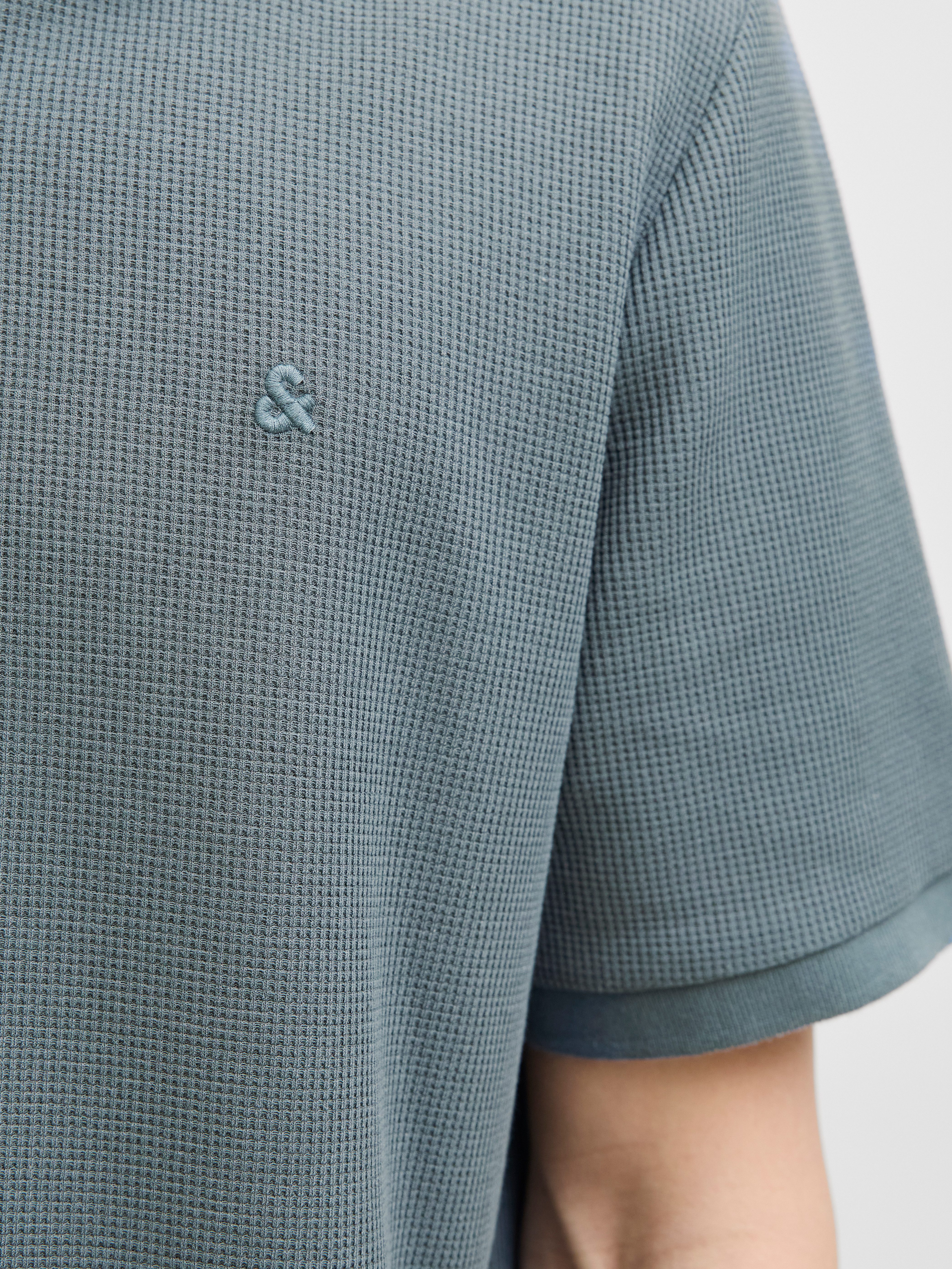 Jack & Jones Poloshirt JJEAUSTIN ZIP POLO SS NOOS mit Polokragen
