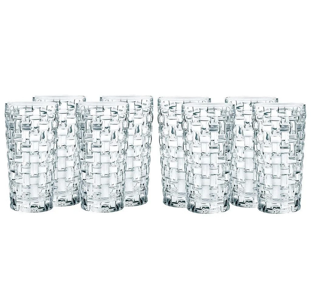 Nachtmann Longdrinkglas Nachtmann Bossa Nova Longdrink 8-er Set, Glas