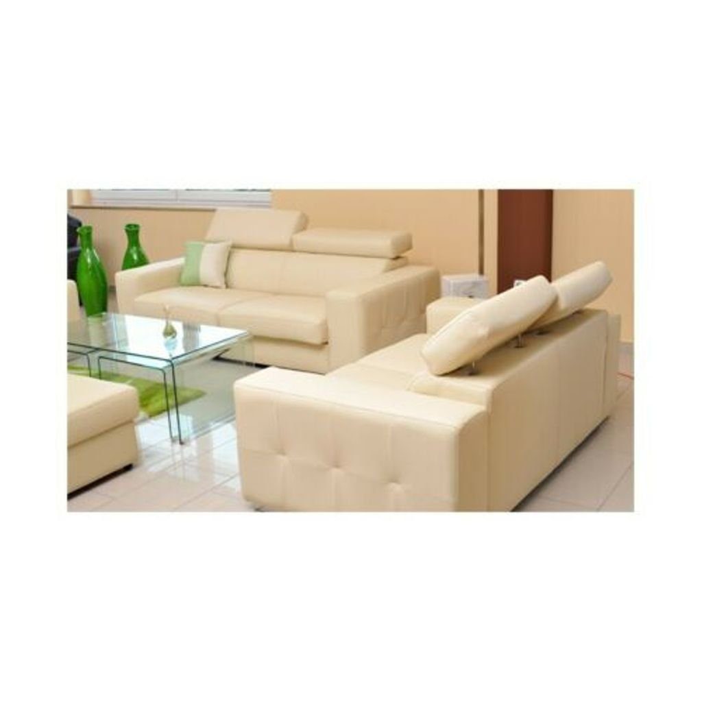 Sitzer JVmoebel Polster 3+1 Europe Sofas Couchen Sofa Made Design Leder Relax, Set Sofagarnitur in