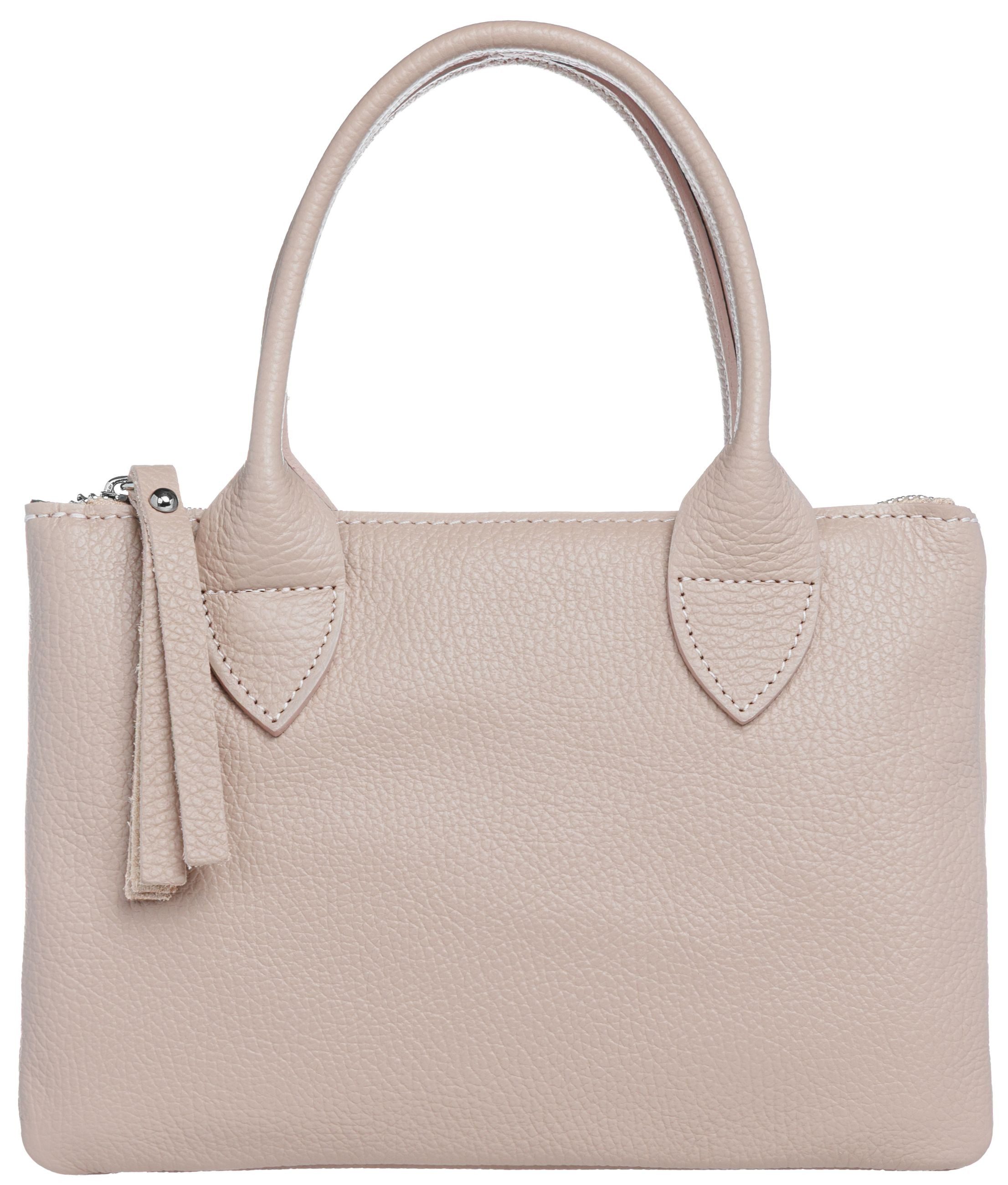 Caspar Henkeltasche Kleine Damen Leder Tasche günstig online kaufen