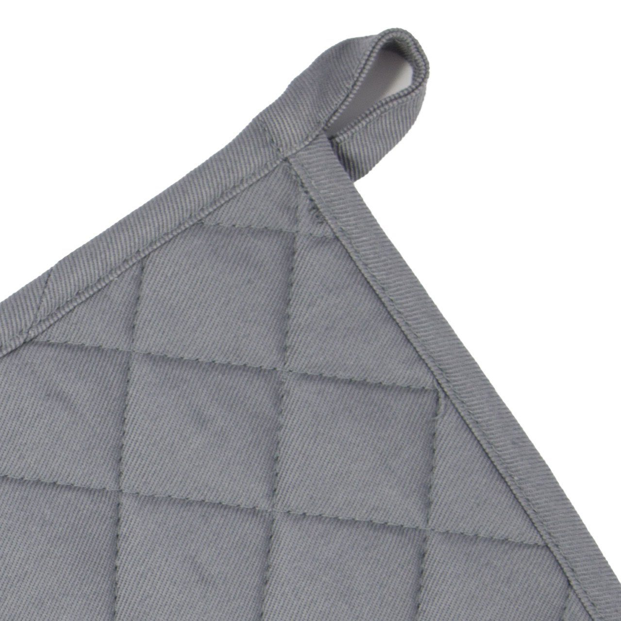 ZOLLNER Topflappen, (Set, 2-tlg), 25 x 25 cm, 100% Baumwolle, Temperaturbeständig bis 100°C